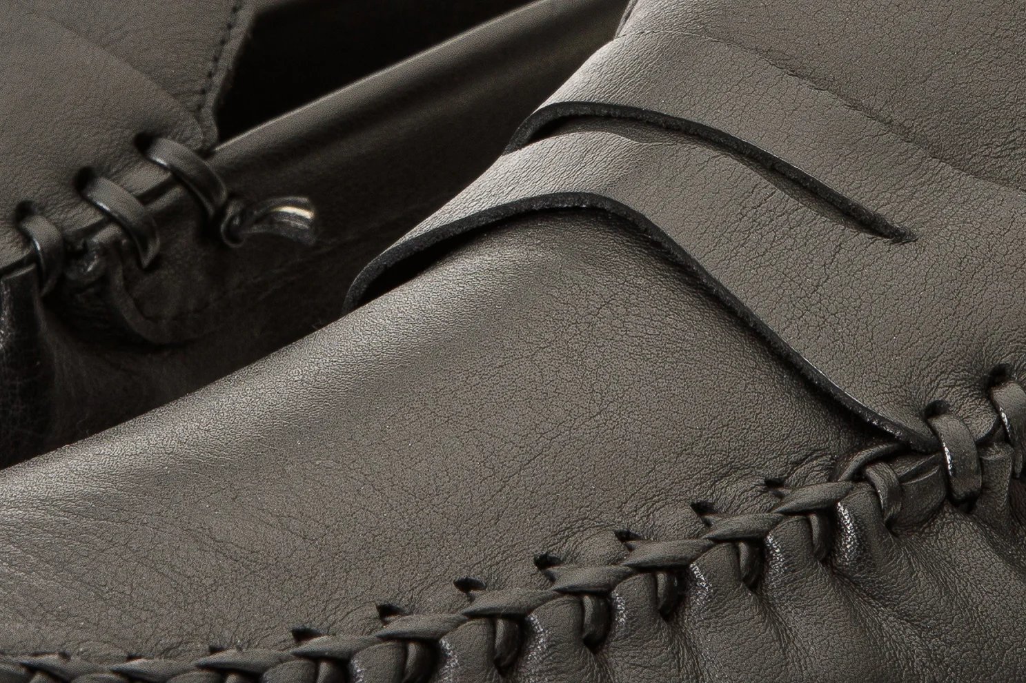 The Eregli Black Leather Penny Loafer Men Shoe - Image 4