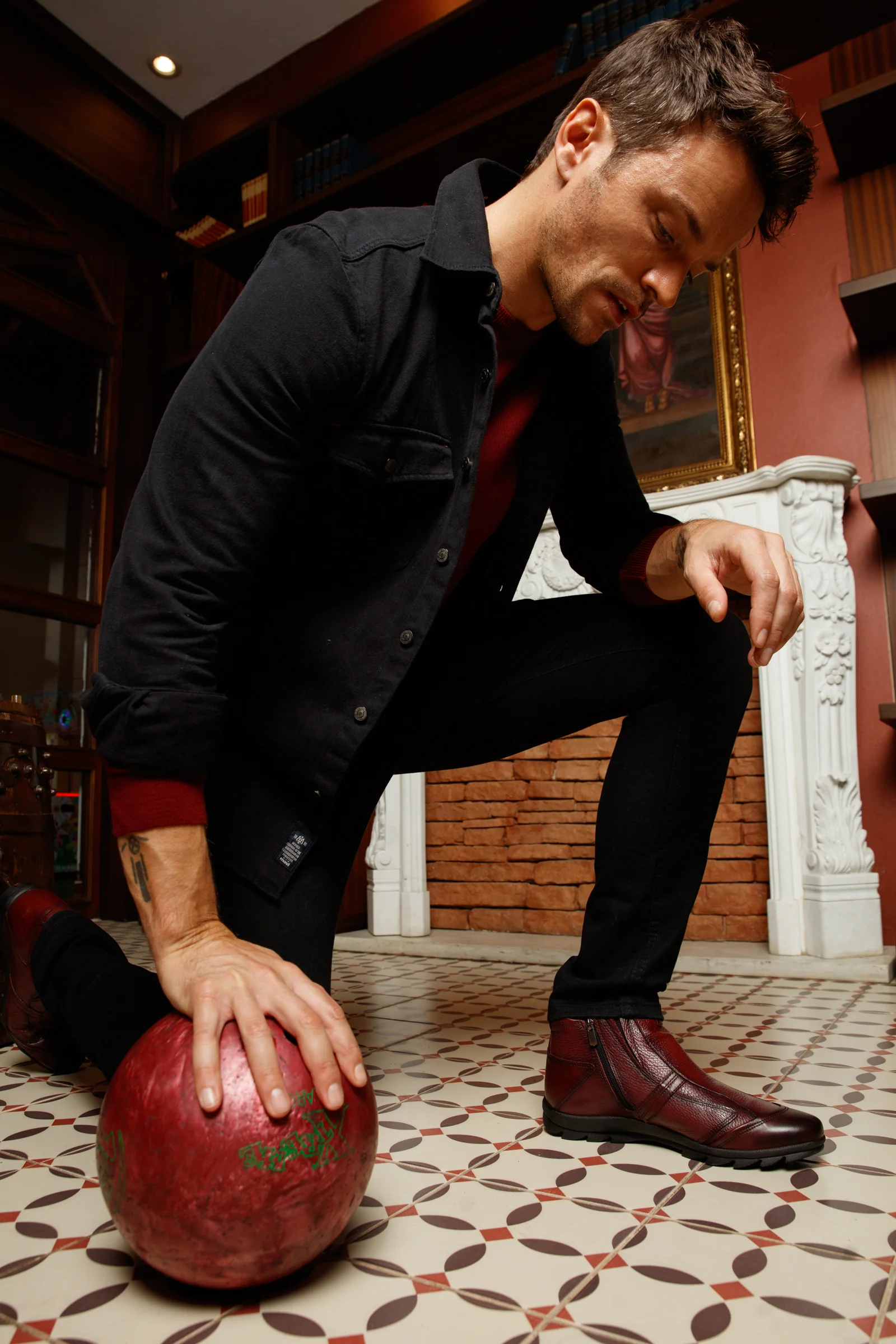 The Montreal Burgundy Leather Casual Zip-Up Ankle Men Boot - Image 7