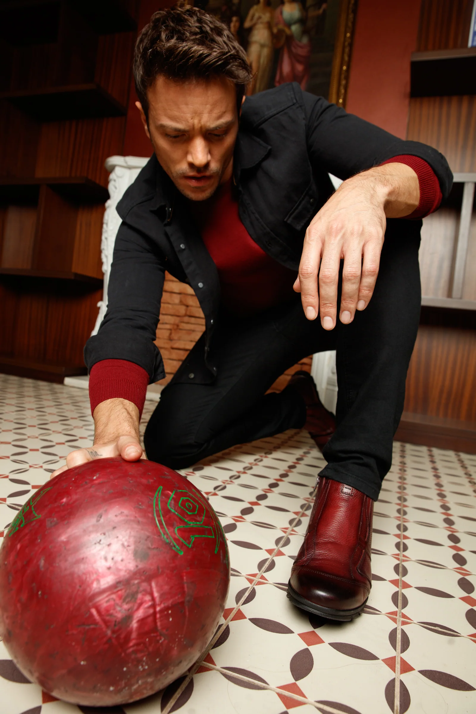 The Montreal Burgundy Leather Casual Zip-Up Ankle Men Boot - Image 9