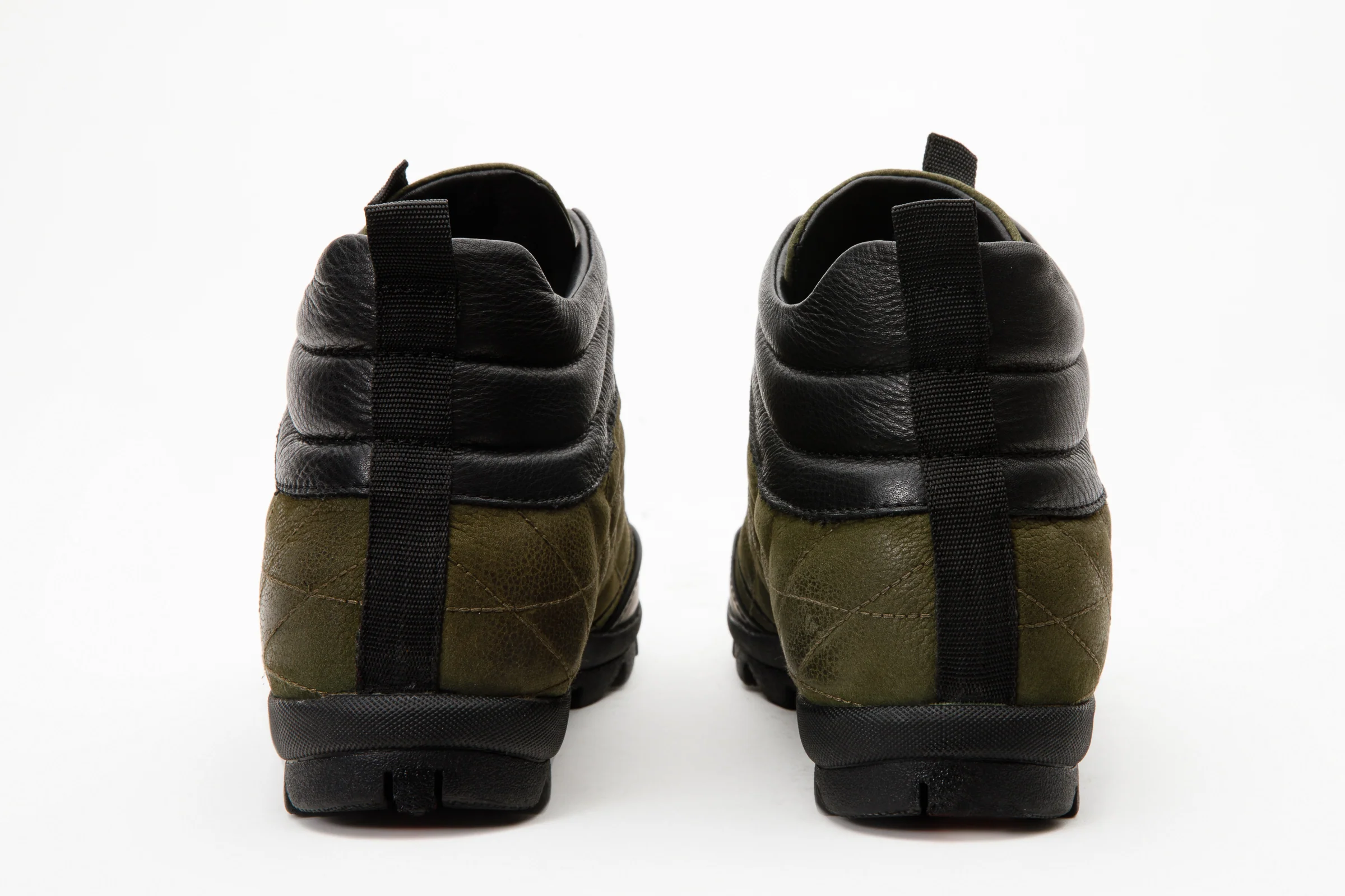 The Riga Green Suede Leather Casual Lace-Up Men Boots Final Sale! - Image 4