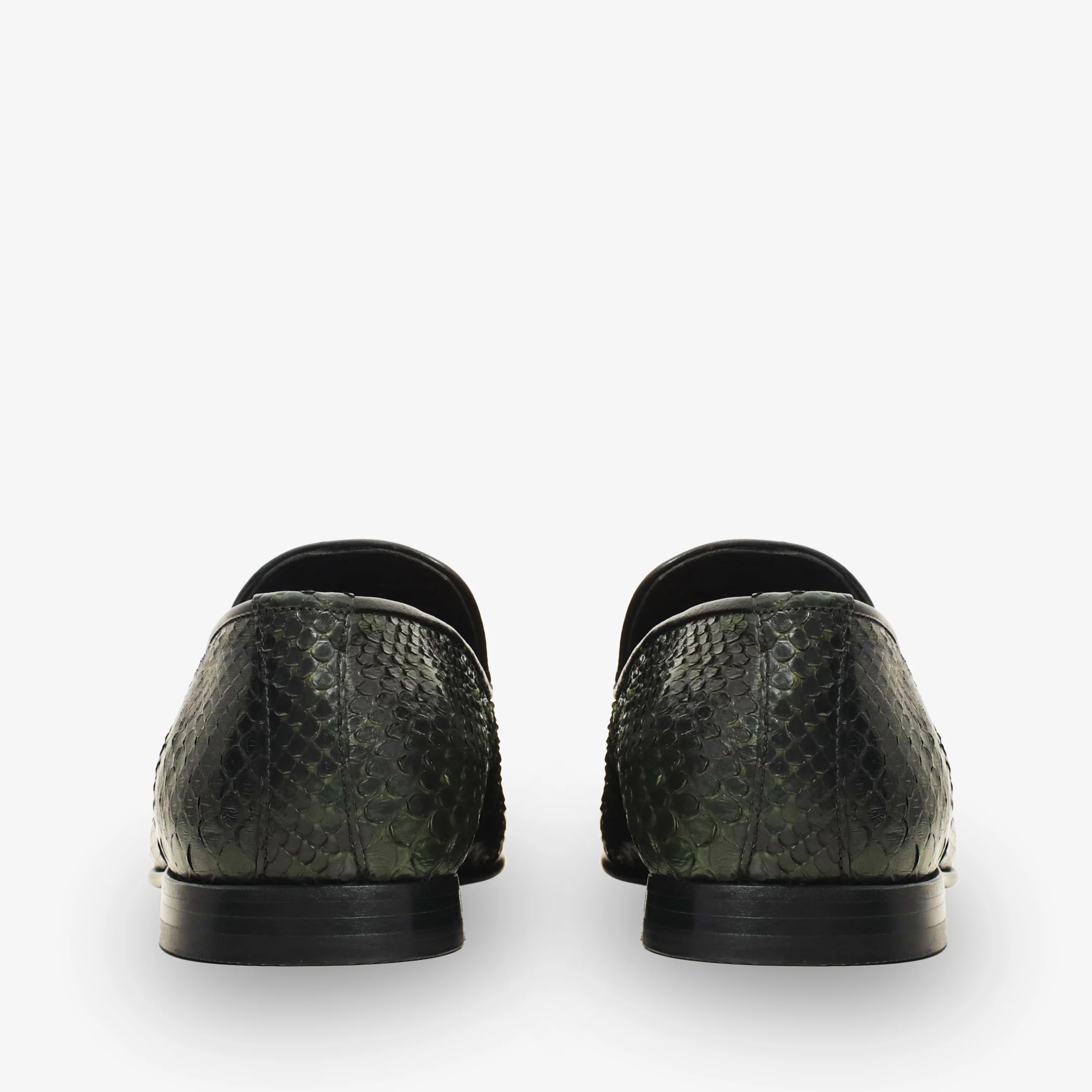 The Bethesda Green Pyhtn Skin Leather Tassel Loafer Men Shoe - Image 4