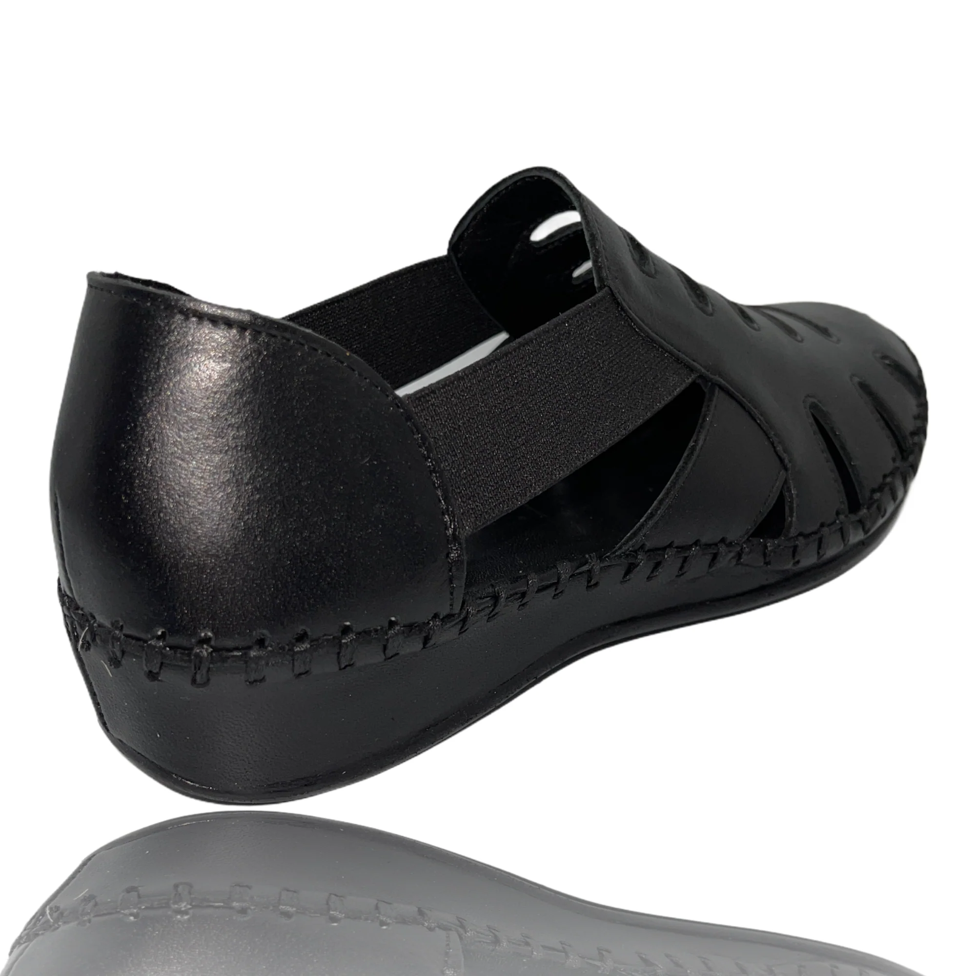The Maerdy Black Leather Sandal Final Sale! - Image 3
