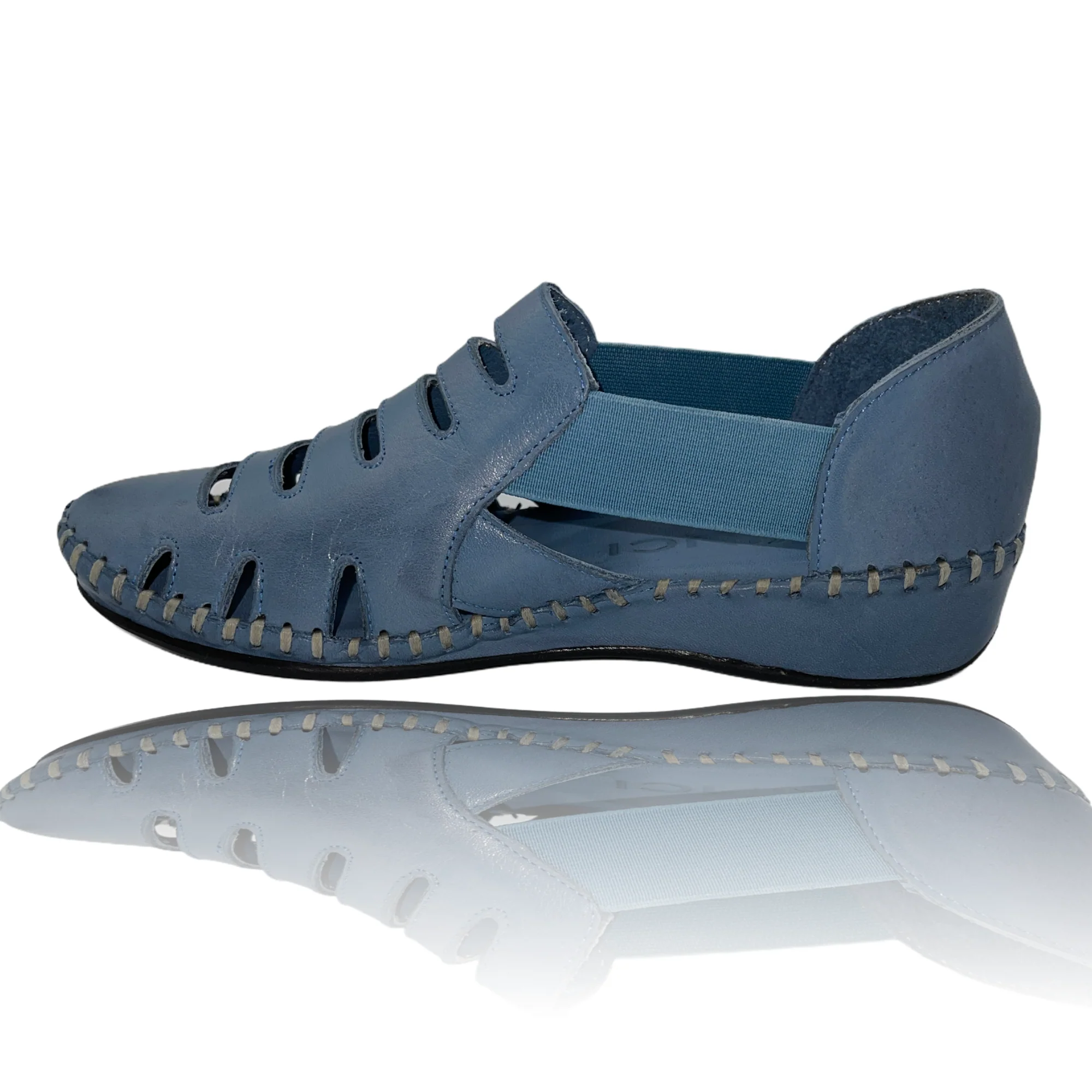 The Maerdy Blue Leather Sandal Final Sale! - Image 4