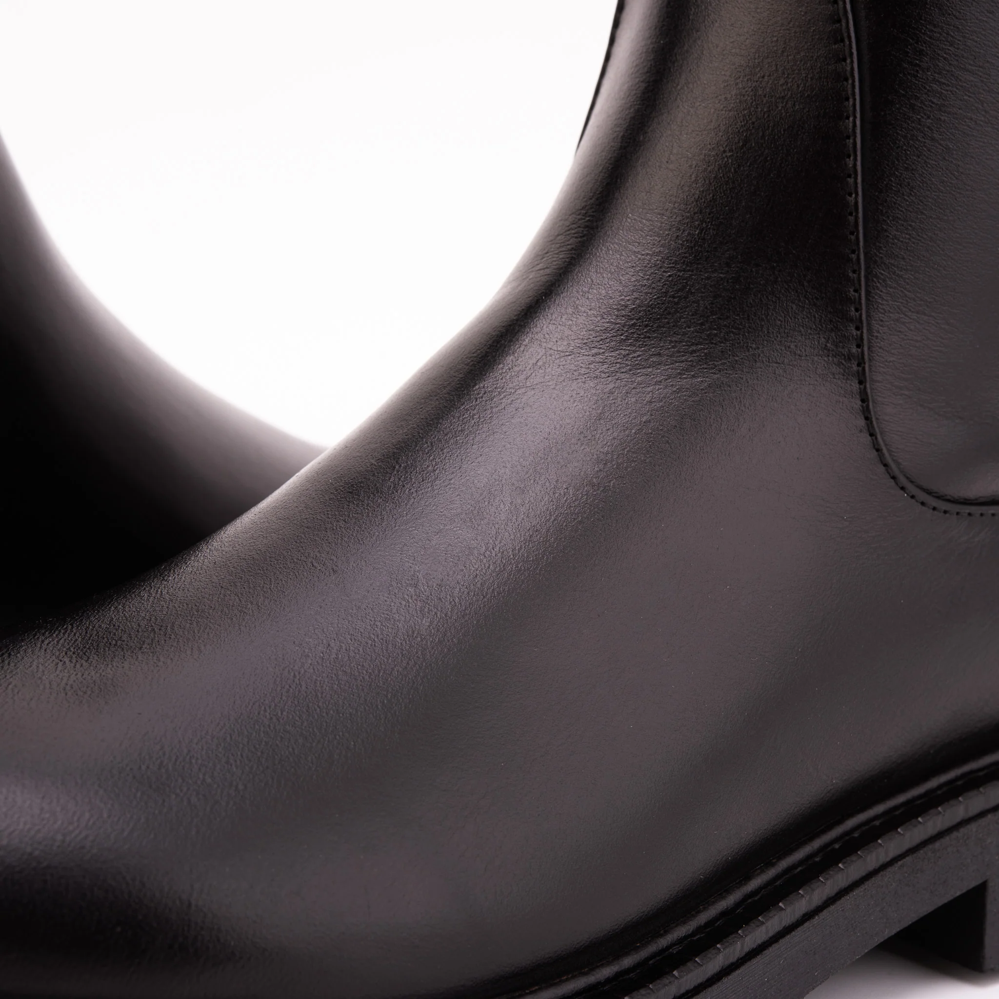The Bellina Black Leather Women’s Knee-High Women Boot - Image 3
