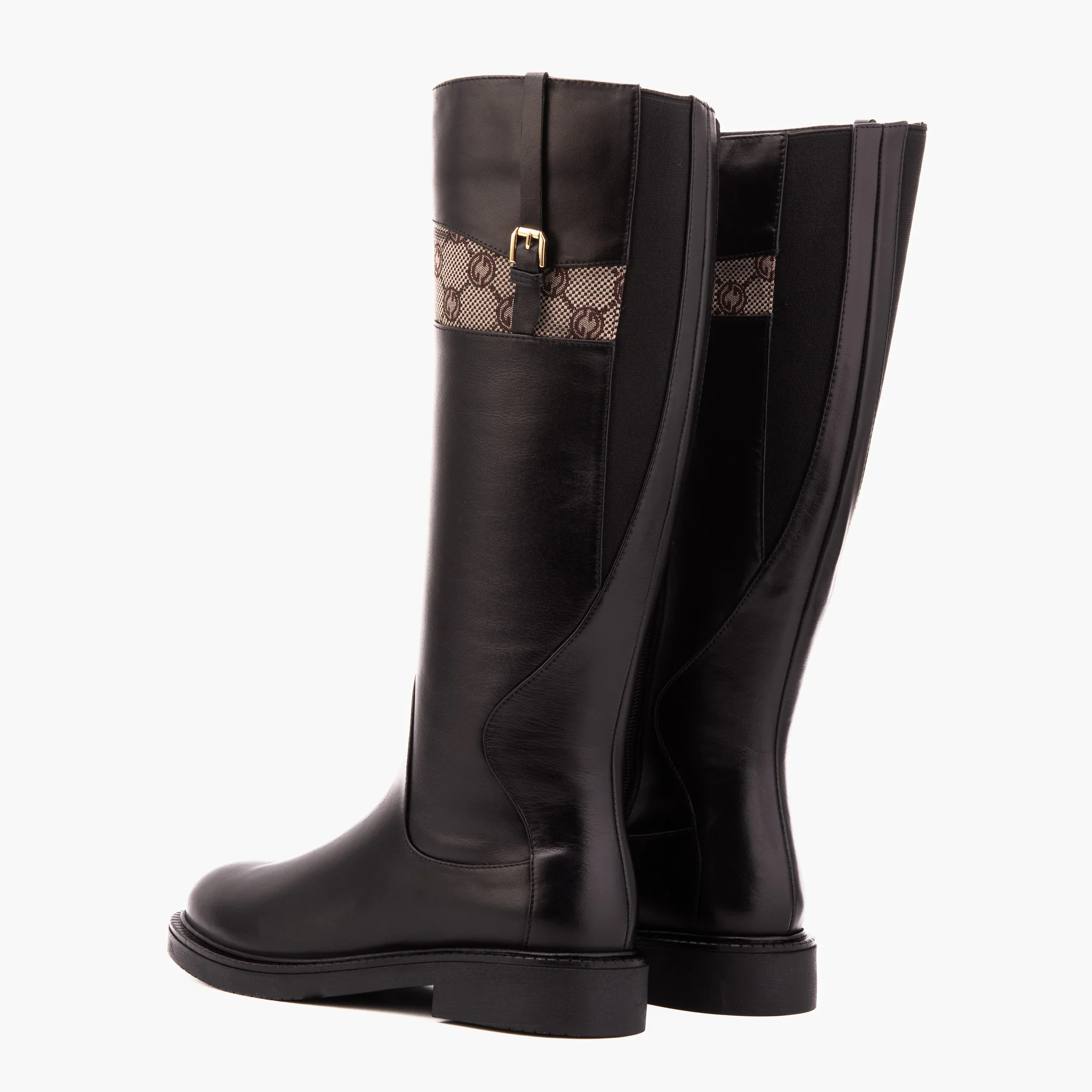 The Bellina Black Leather Women’s Knee-High Women Boot - Image 4