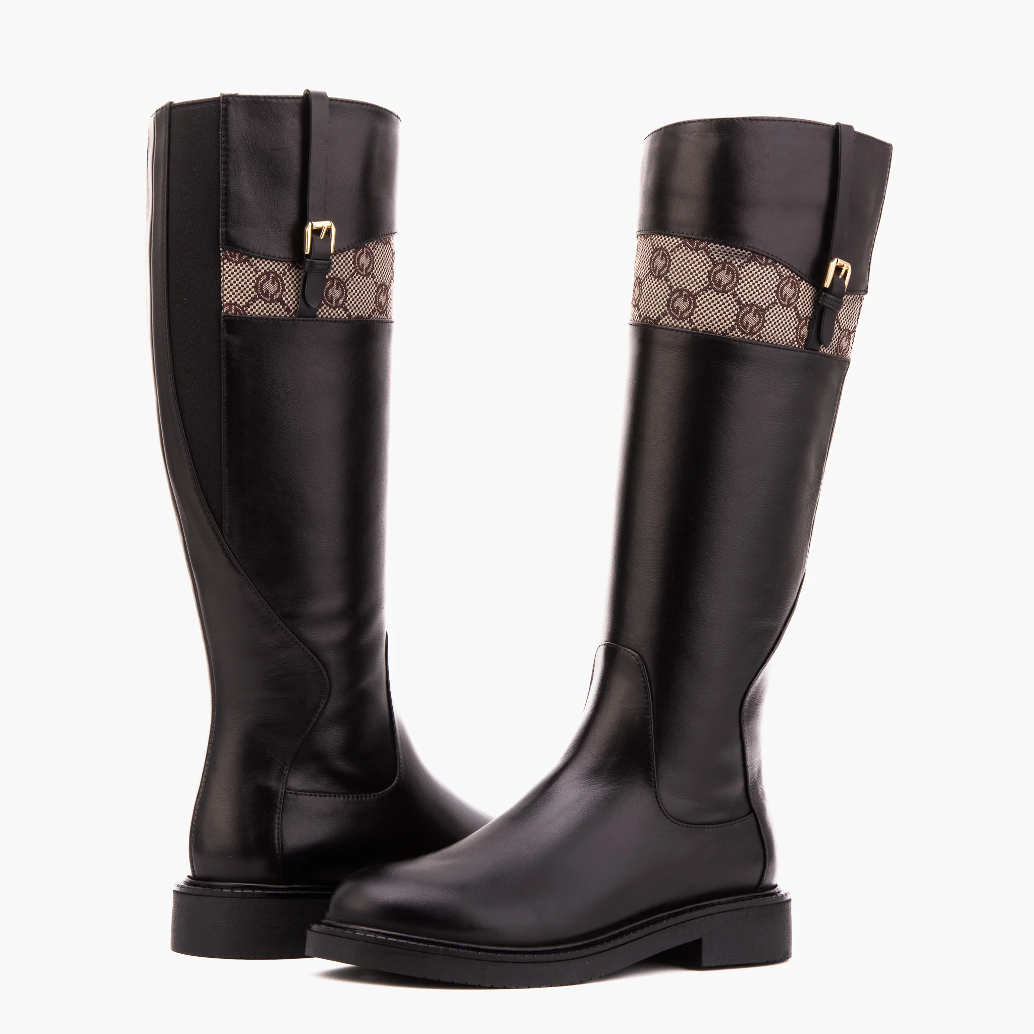 The Bellina Black Leather Women’s Knee-High Women Boot - Image 7