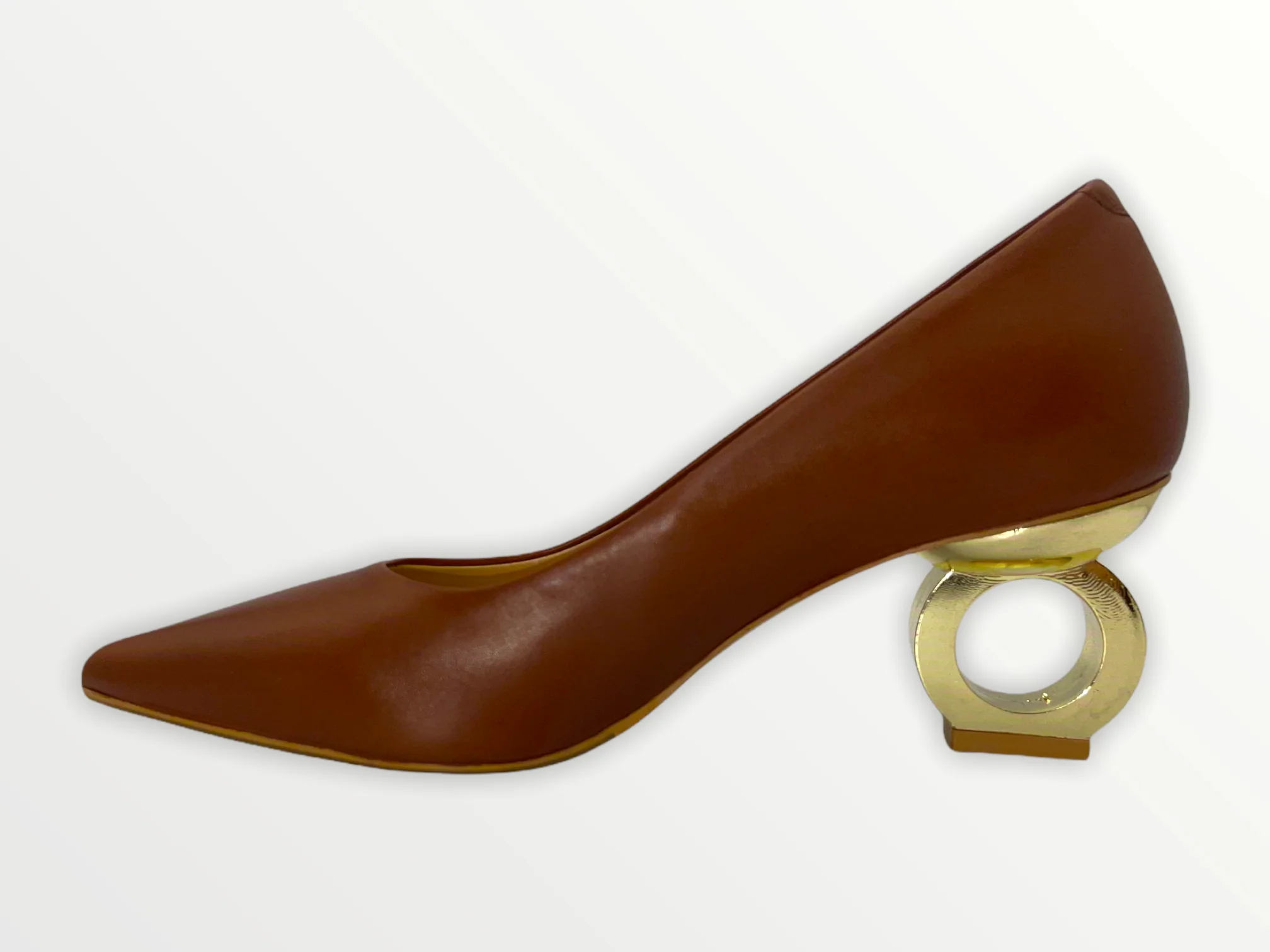 The Tokyo Brown Leather Pump Final Sale! - Image 3