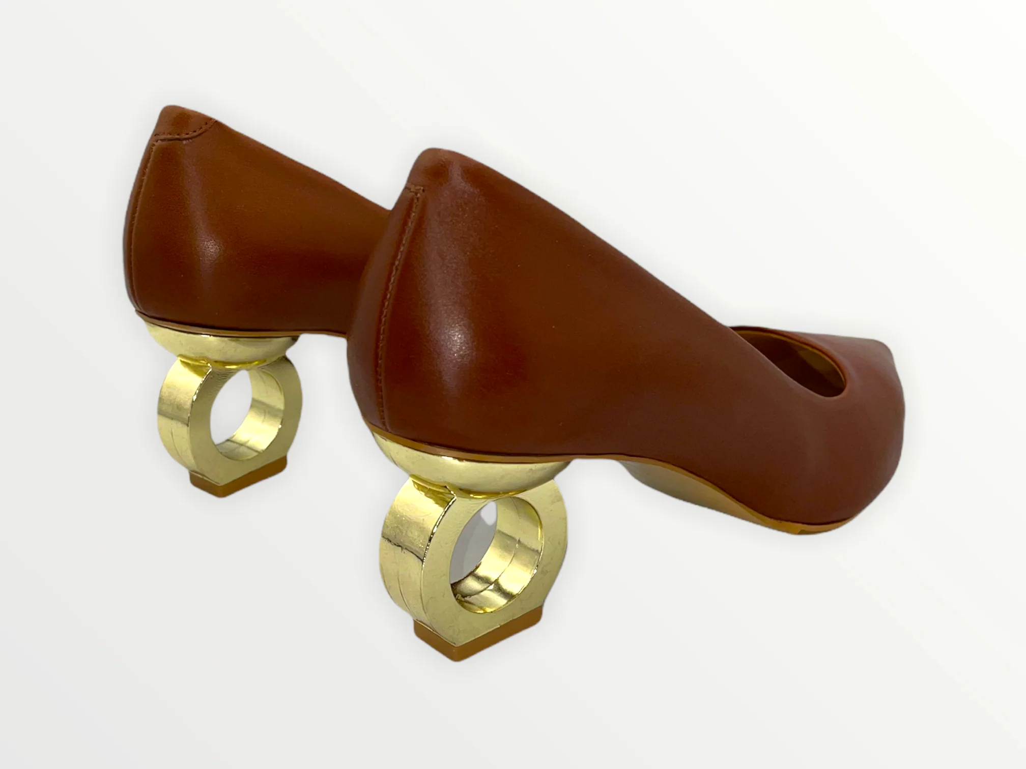 The Tokyo Brown Leather Pump Final Sale! - Image 4