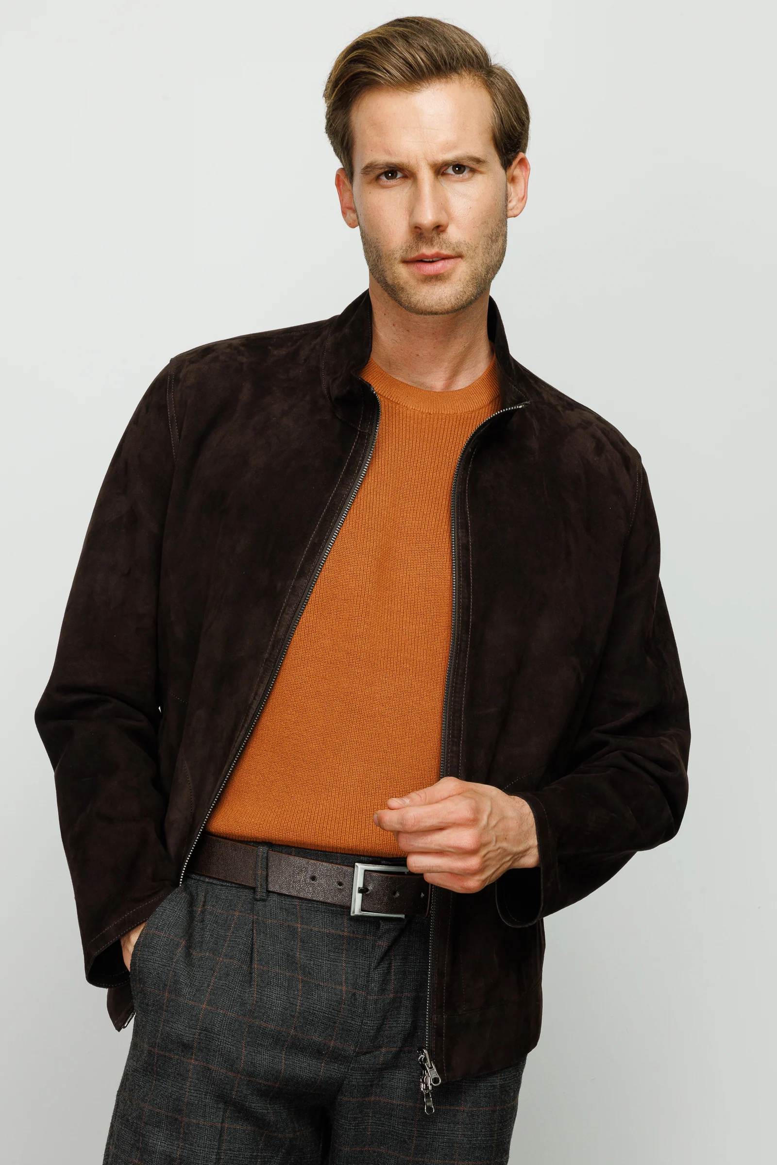 The Alba Black Leather Men Jacket - Image 8
