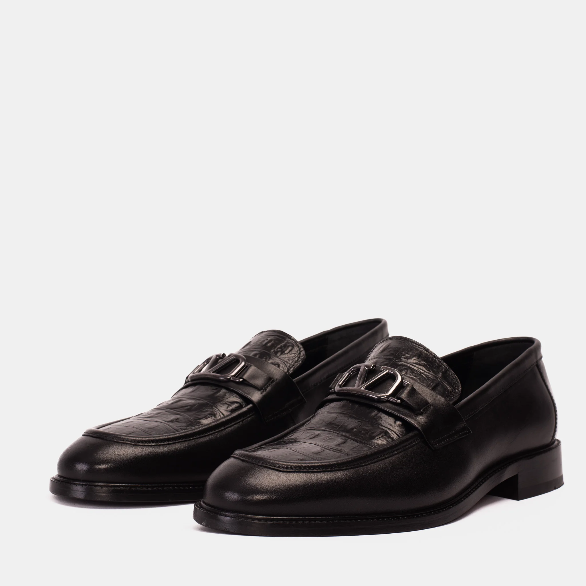Amsterdam Black Bit Loafer Men Shoe - Image 2