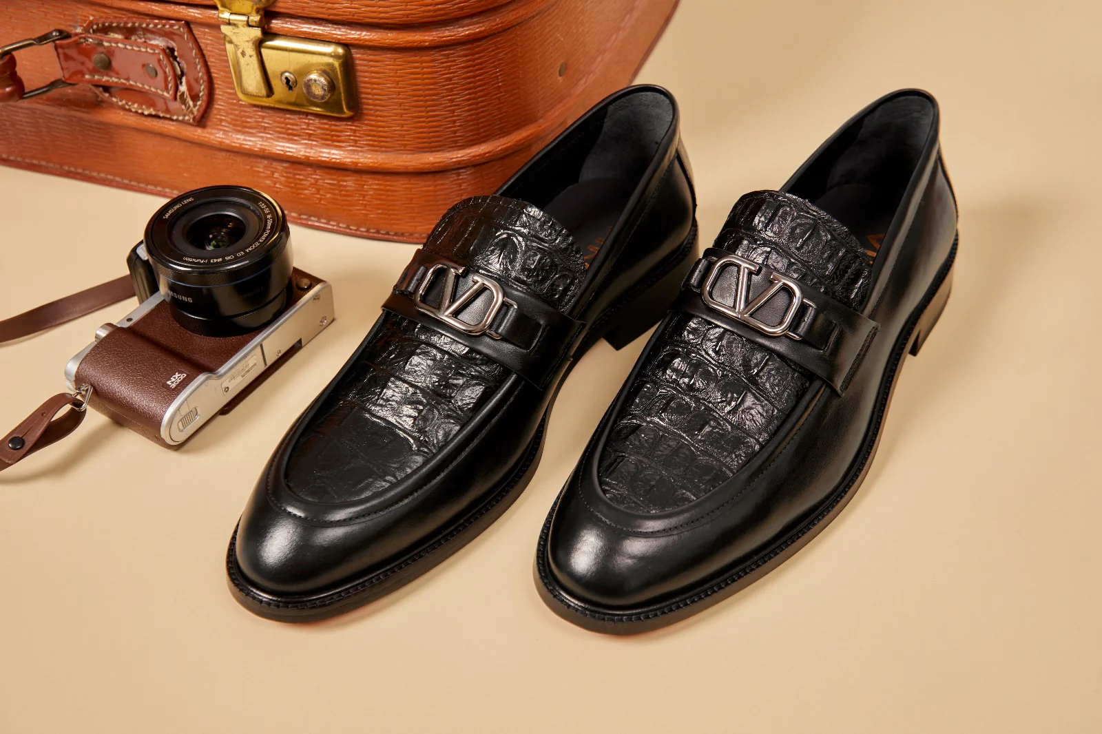 Amsterdam Black Bit Loafer Men Shoe - Image 3