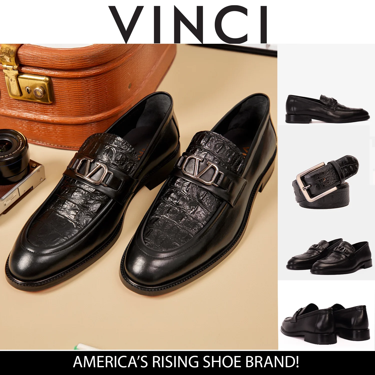 Amsterdam Black Bit Loafer Men Shoe - Image 8