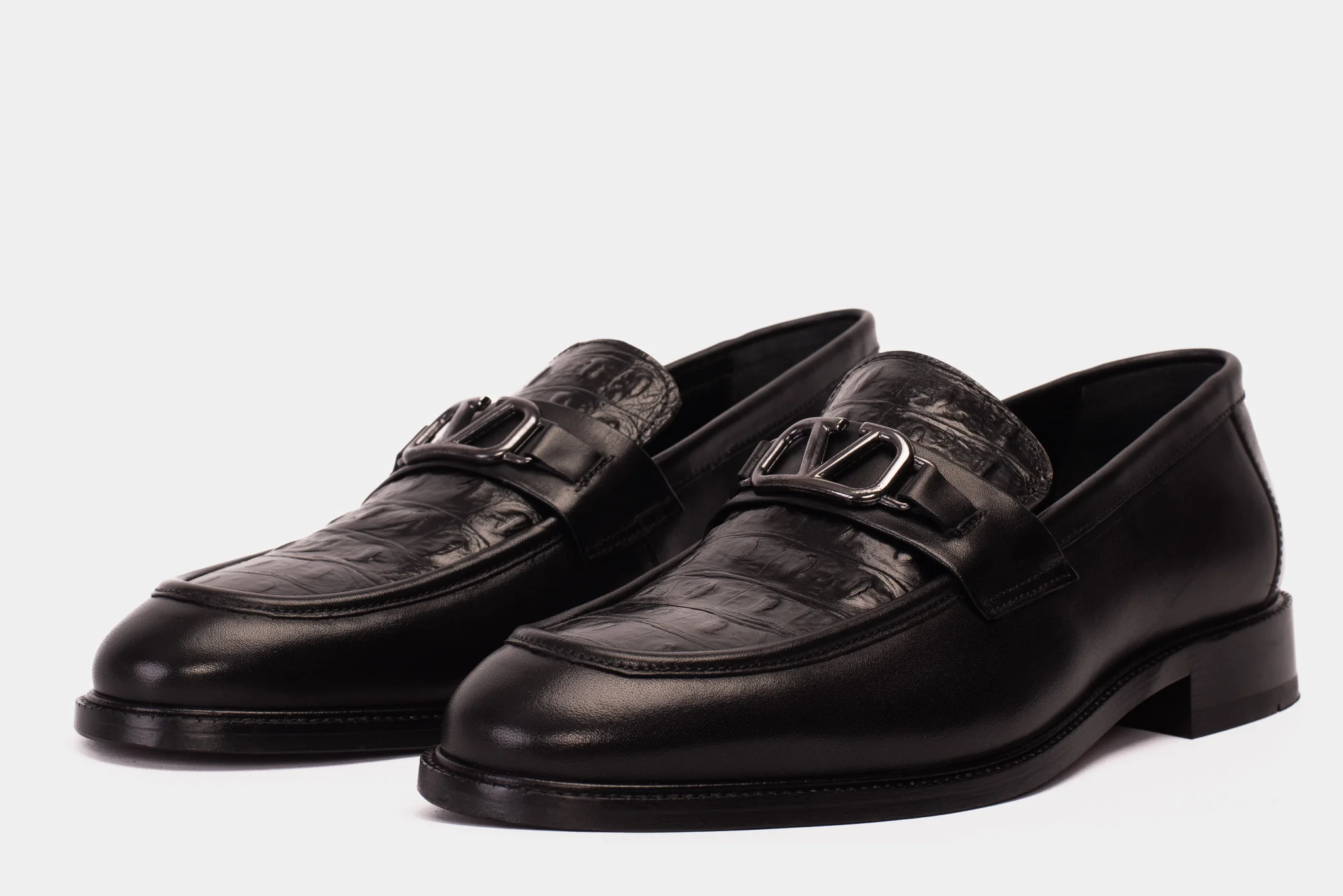 Amsterdam Black Bit Loafer Men Shoe - Image 9