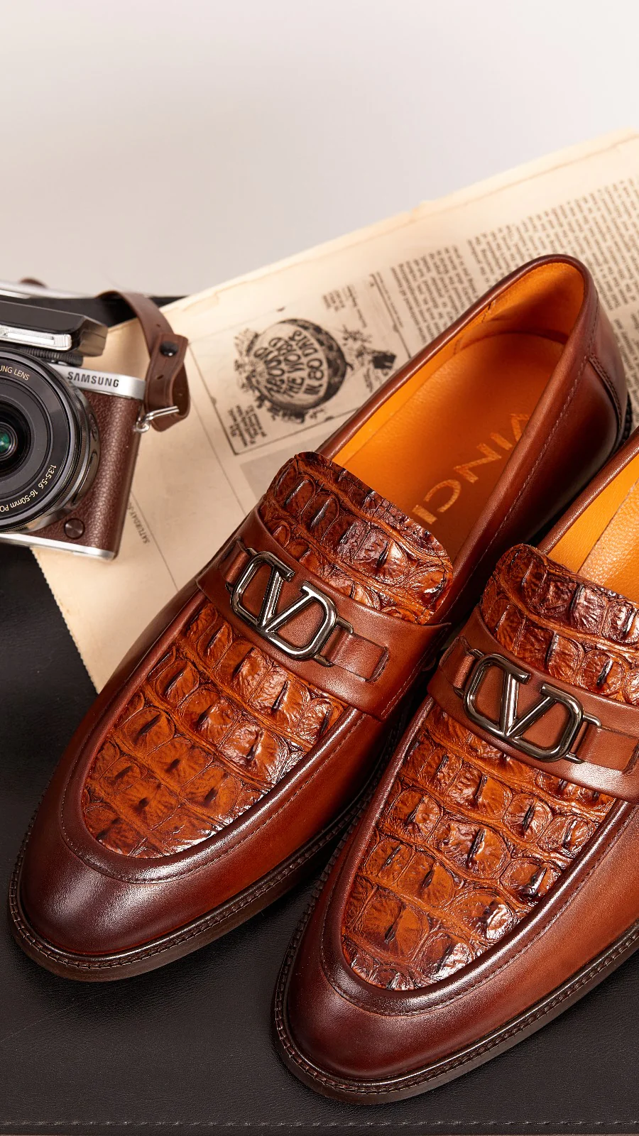 Amsterdam Tan Bit Loafer Men Shoe - Image 6