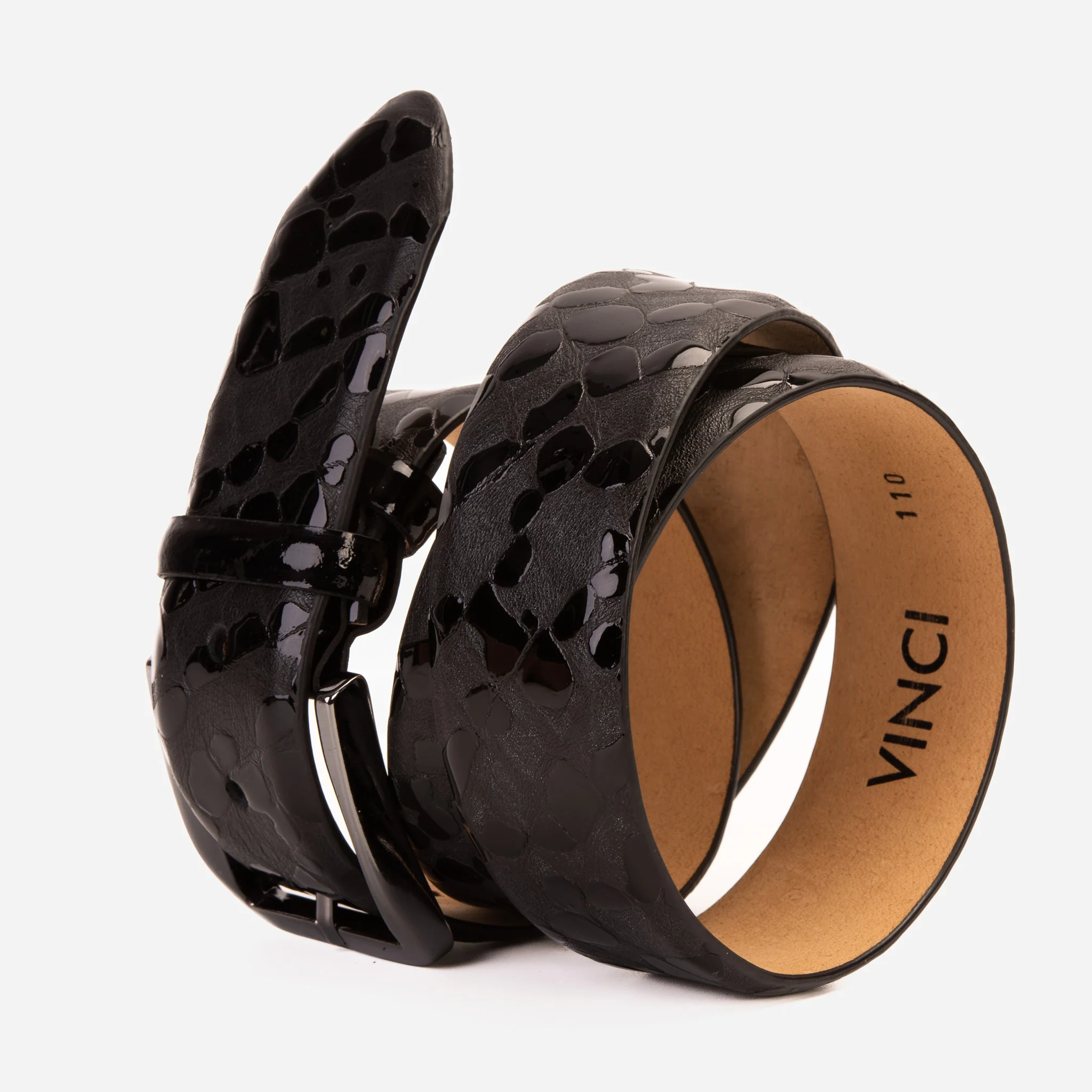 The Arnold Black Leather Belt - Image 3