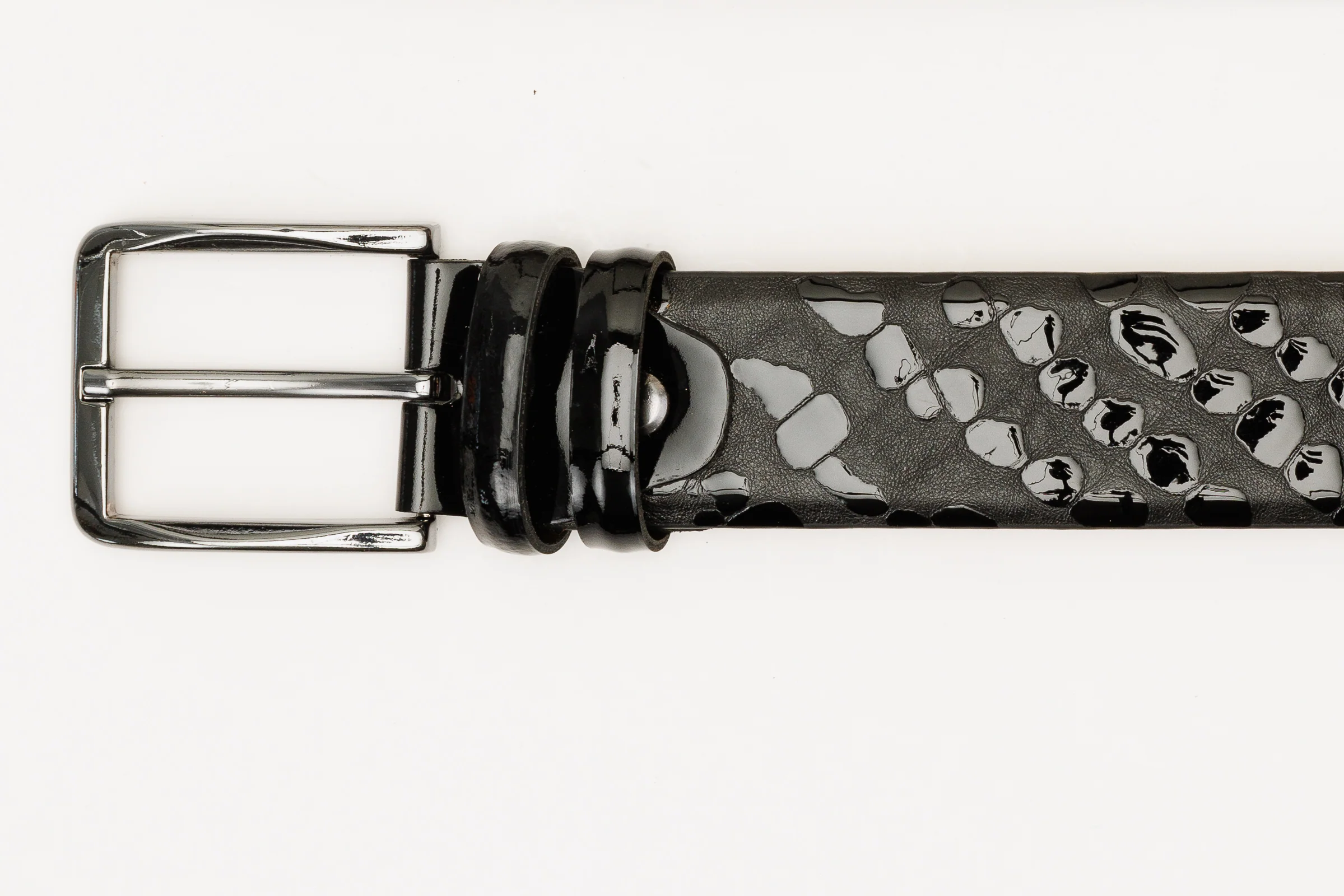 The Arnold Black Leather Belt - Image 6
