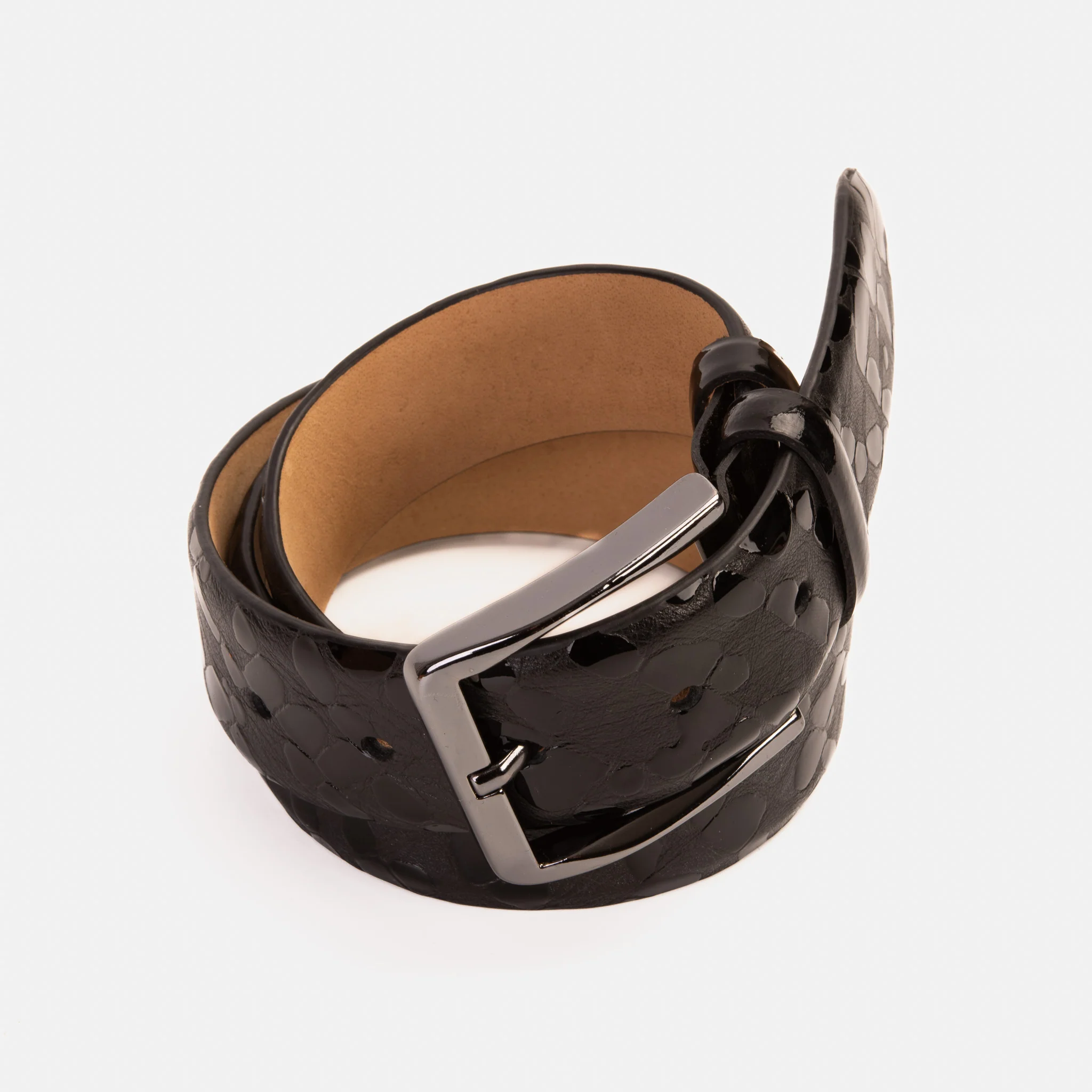 The Arnold Black Leather Belt - Image 7