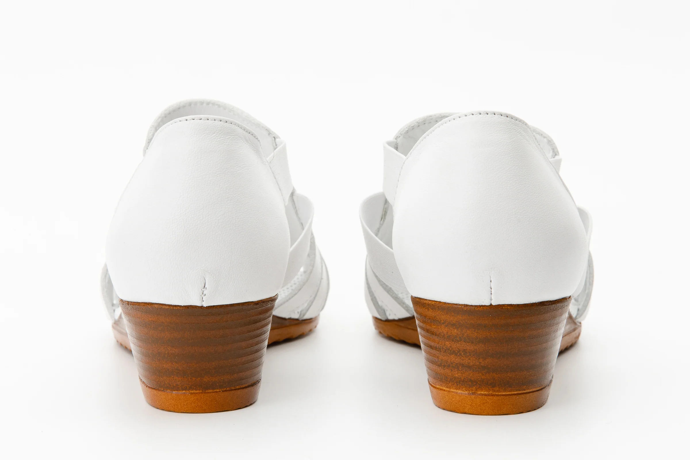 The Atina White Leather Sandal Final Sale! - Image 4