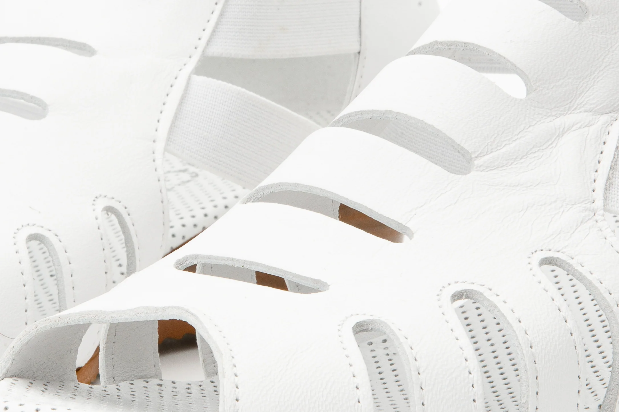 The Atina White Leather Sandal Final Sale! - Image 5
