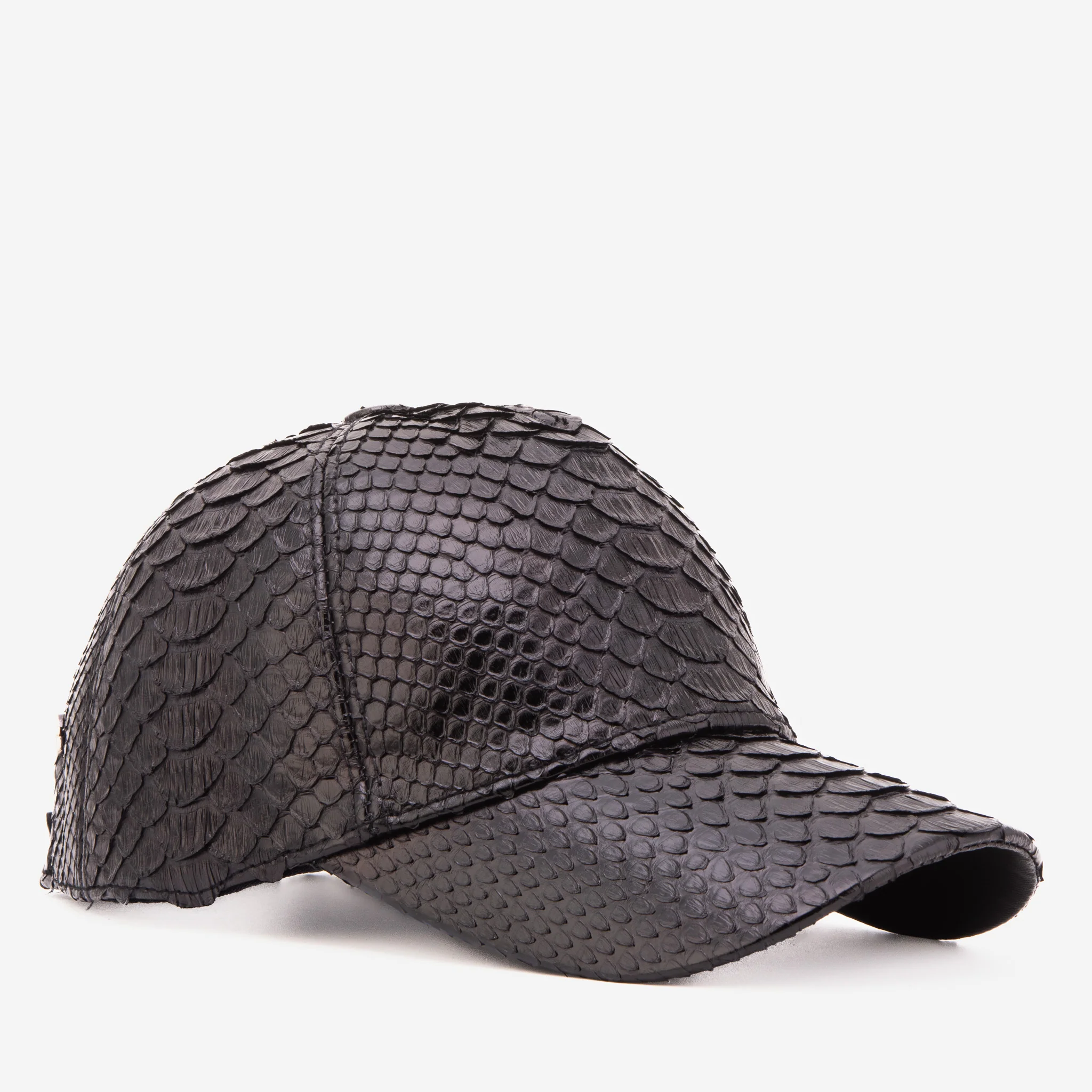 Boss Black Python Leather Cap - Image 7