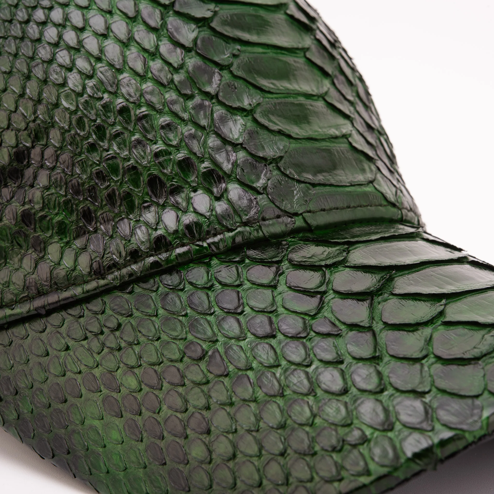 Boss Green Python Leather Cap - Image 3