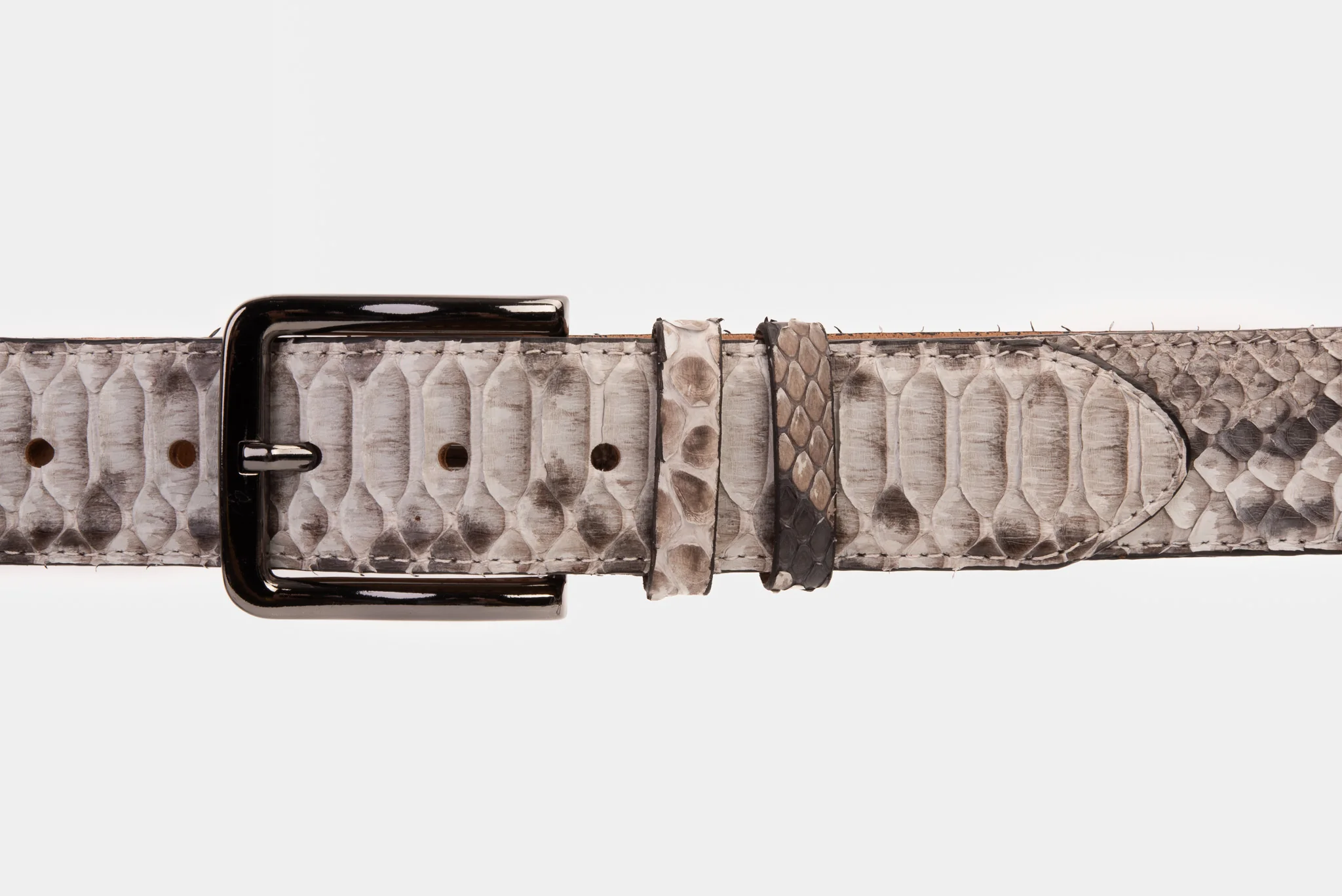 The Boss Natural python Sneak Leather Leather Belt - Image 2