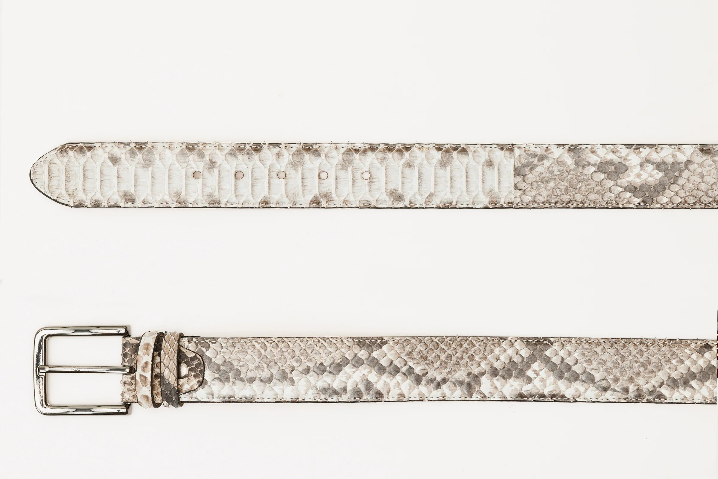 The Boss Natural python Sneak Leather Leather Belt - Image 3