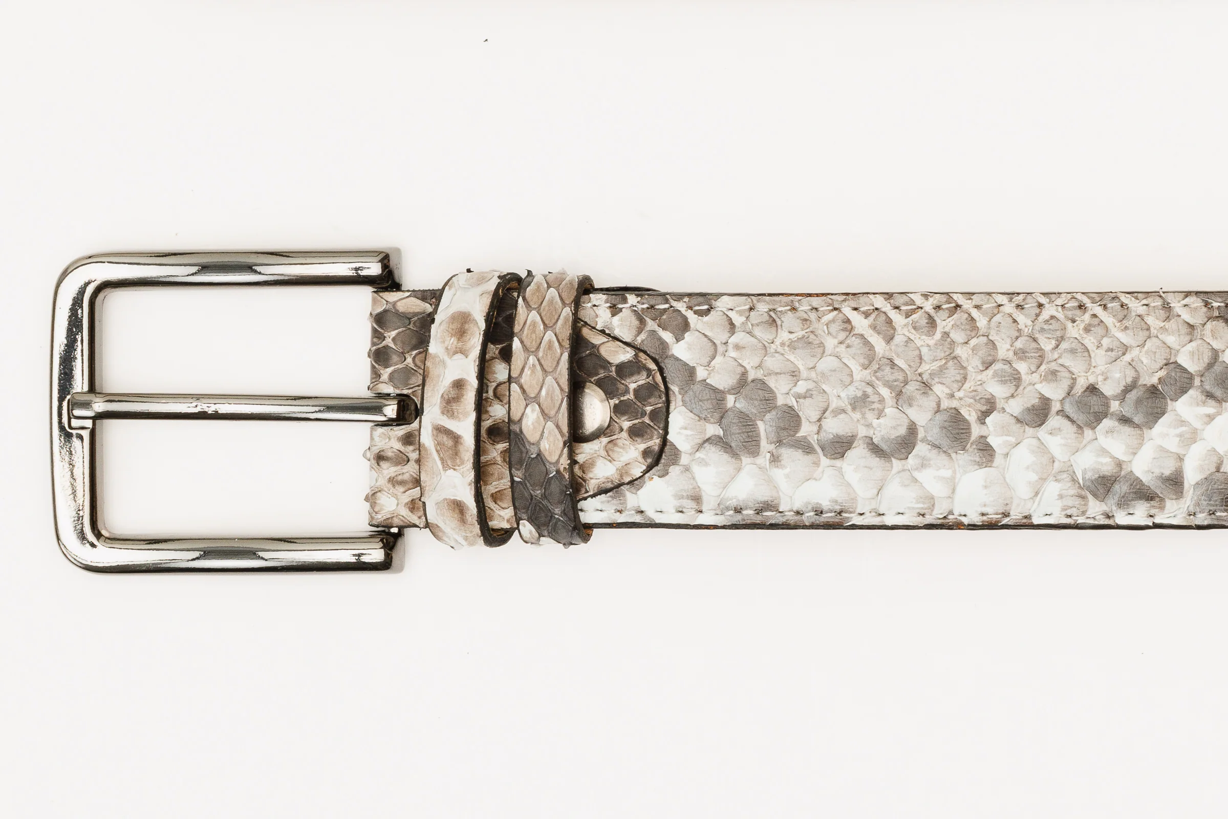 The Boss Natural python Sneak Leather Leather Belt - Image 4