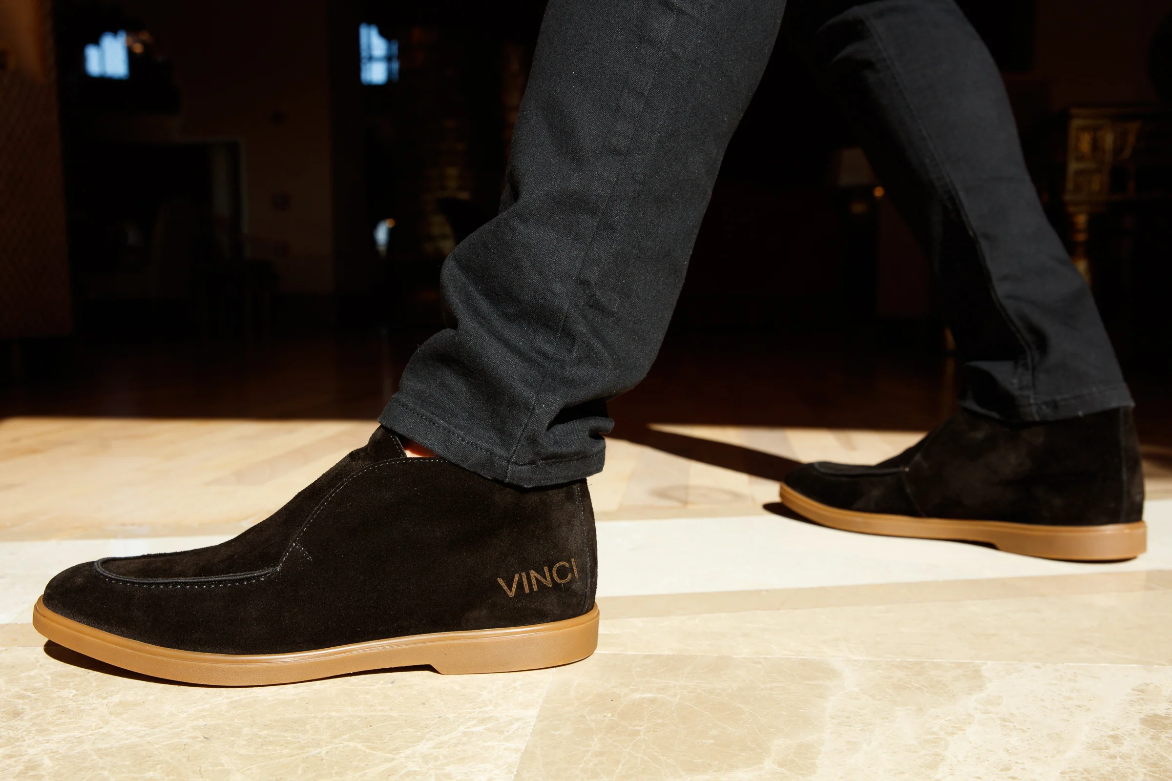 The Belek Black Open Walk Suede Leather Men Boot Final Sale! - Image 10