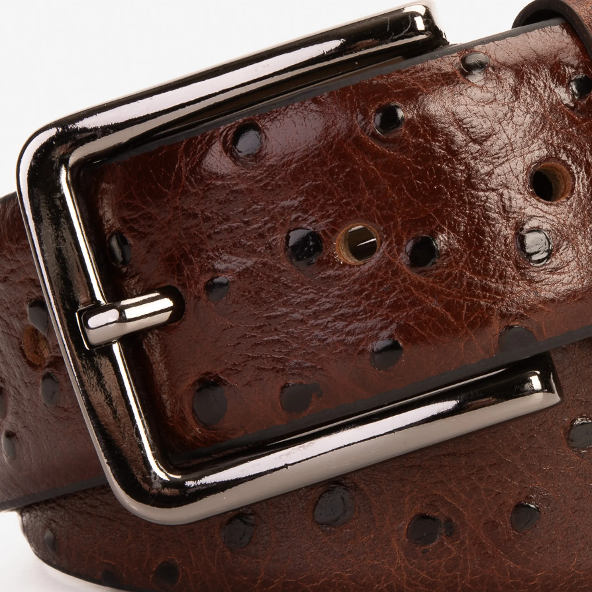 The Dallas Brown Calfskin Belt - Image 4