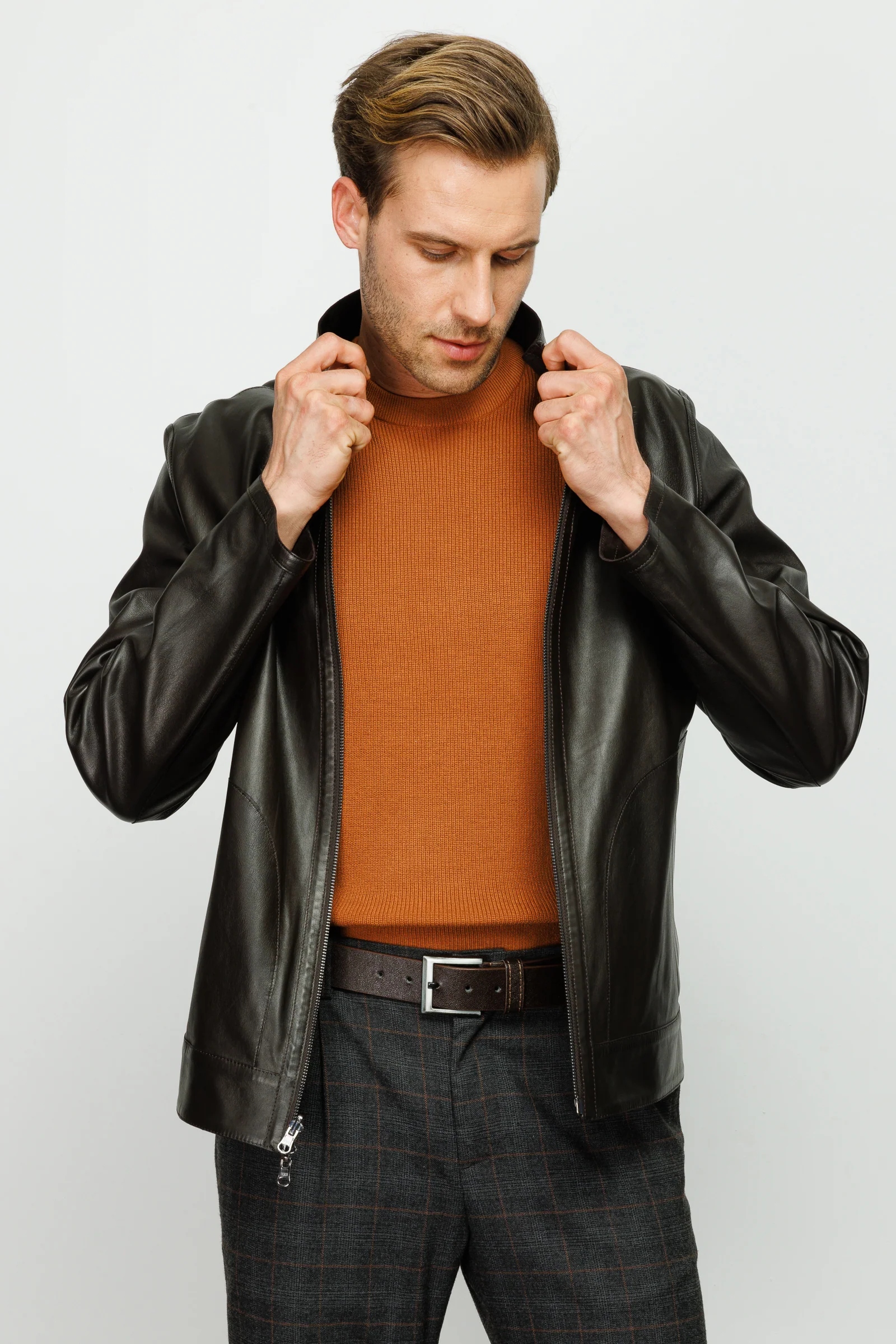 The Del Rio Leather Black Men Jacket - Image 10