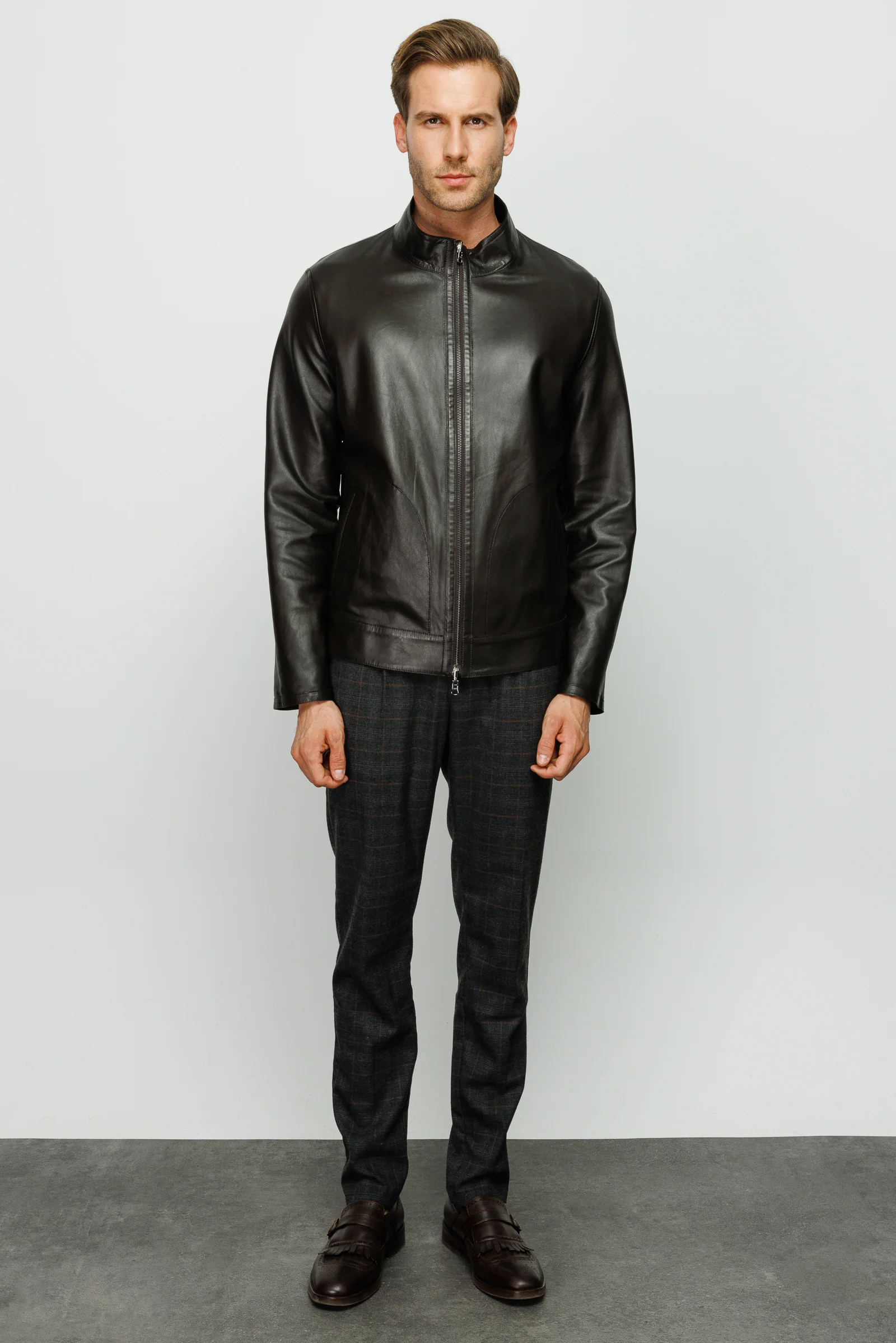 The Del Rio Leather Black Men Jacket - Image 3