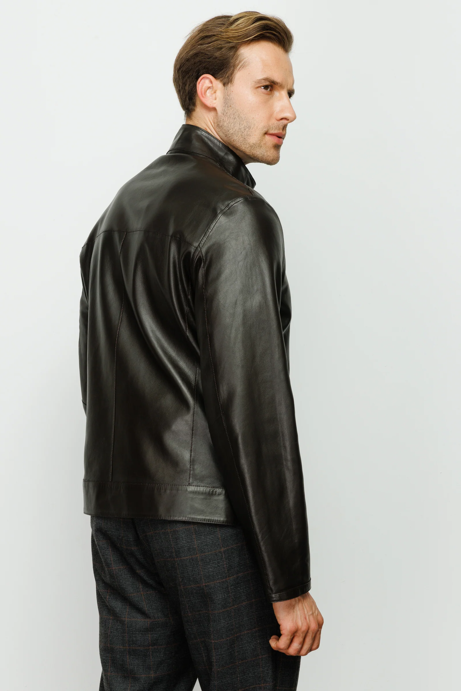 The Del Rio Leather Black Men Jacket - Image 4