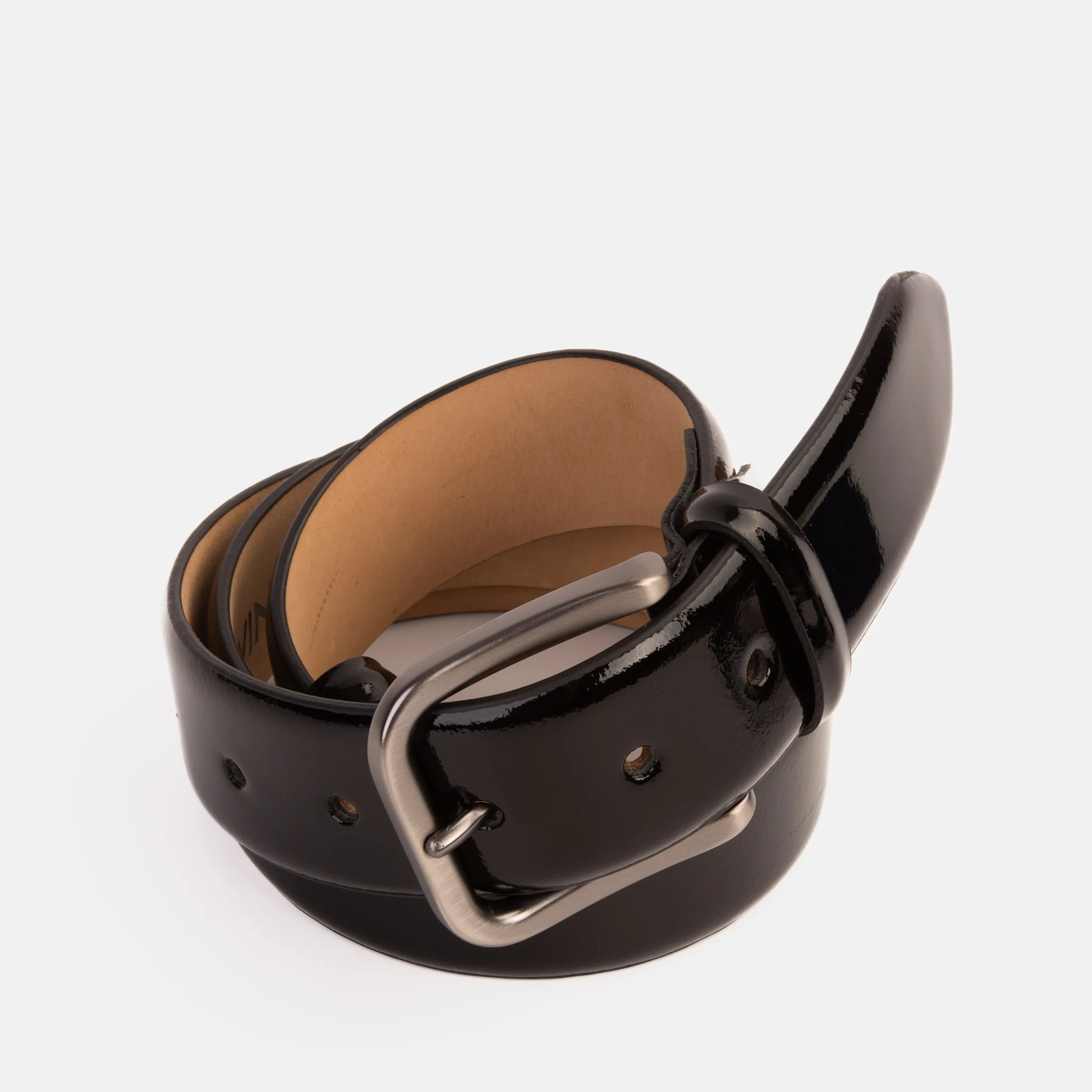 The Dodoma Black Patent Leather Belt - Image 7