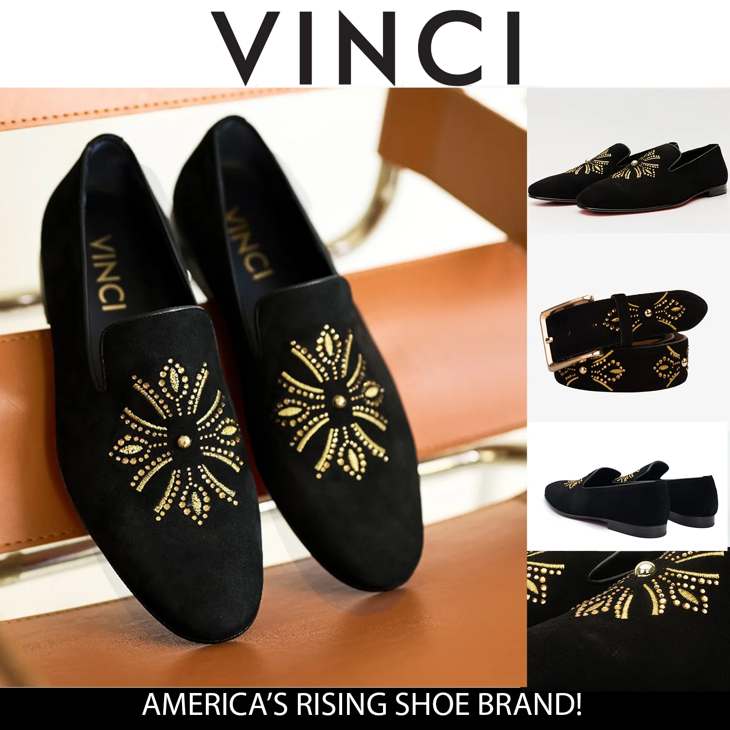 The Lazio Shoe Black Suede Slip-on Loafer Men Shoe - Image 10