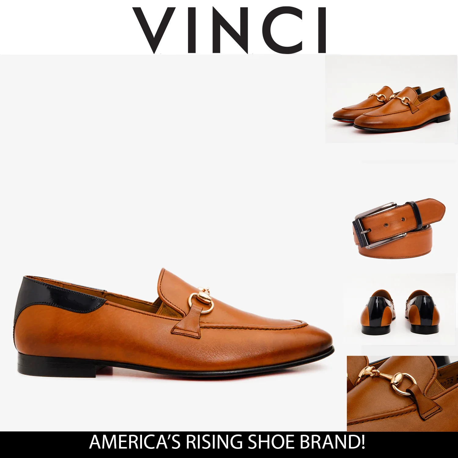 The Maratea Brown Leather shoe Bit Loafer Men Shoe - Image 5