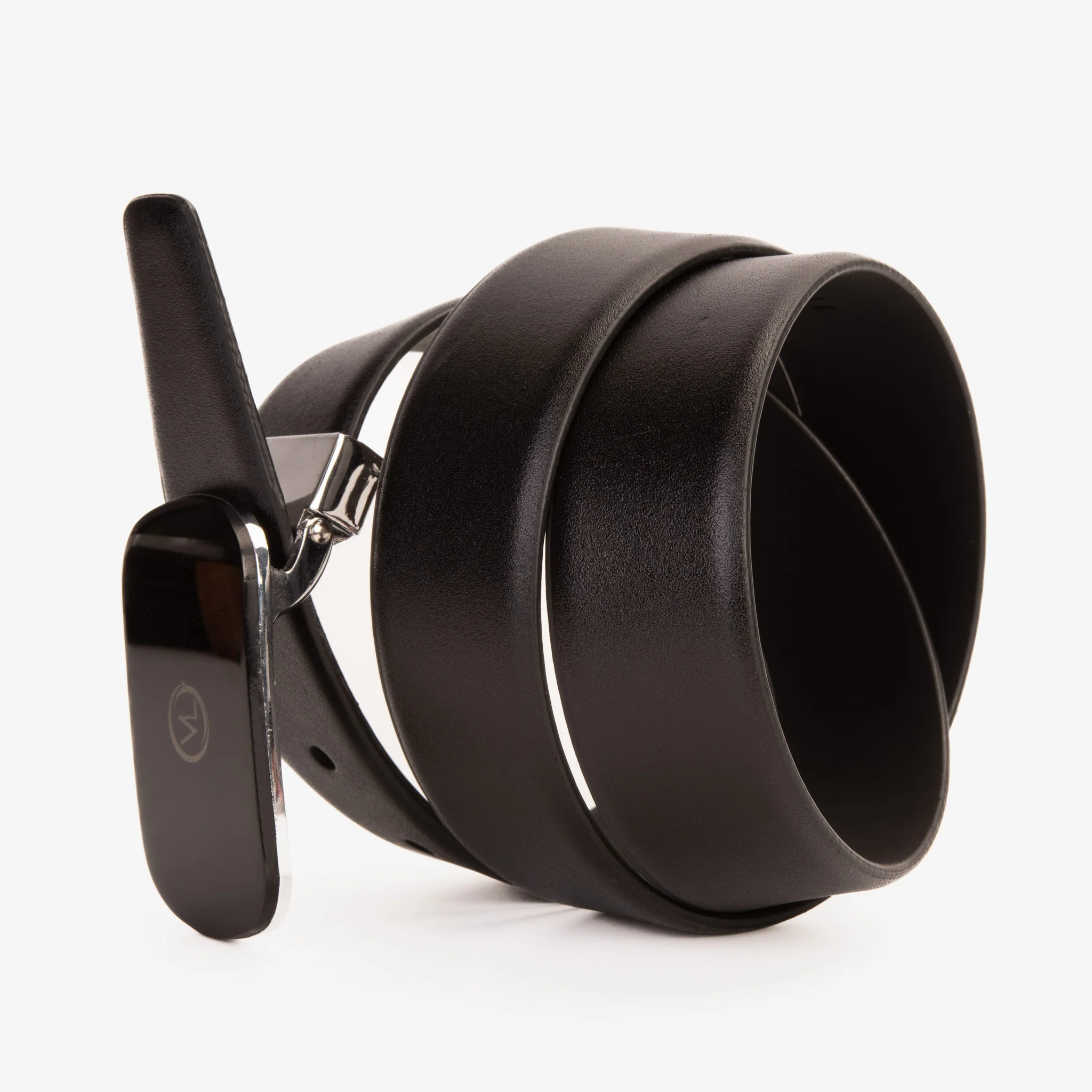 The Marzano Black Color Calfskin  Belt - Image 6