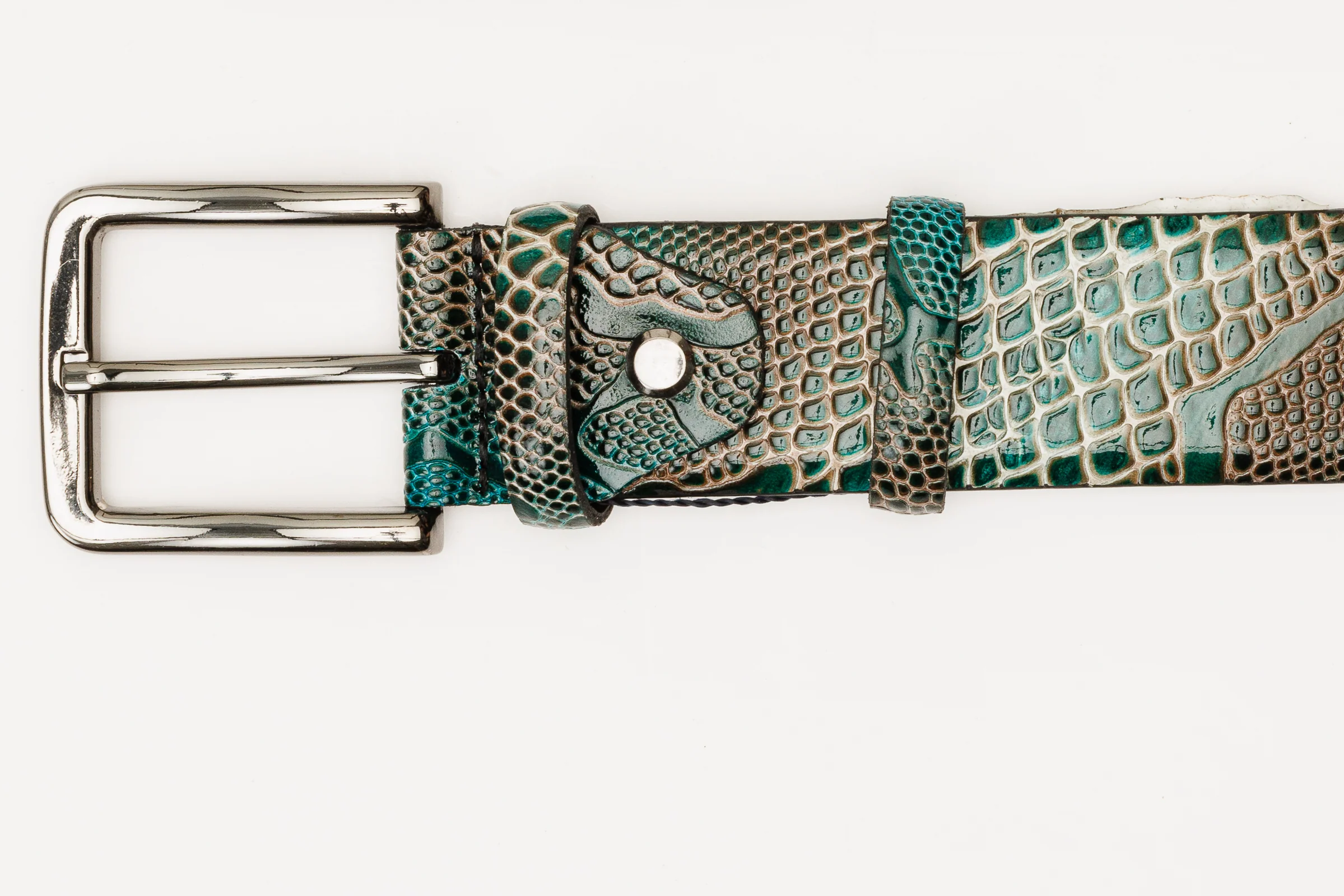 The Milano Green Leather Belt Limited Edition - Image 5