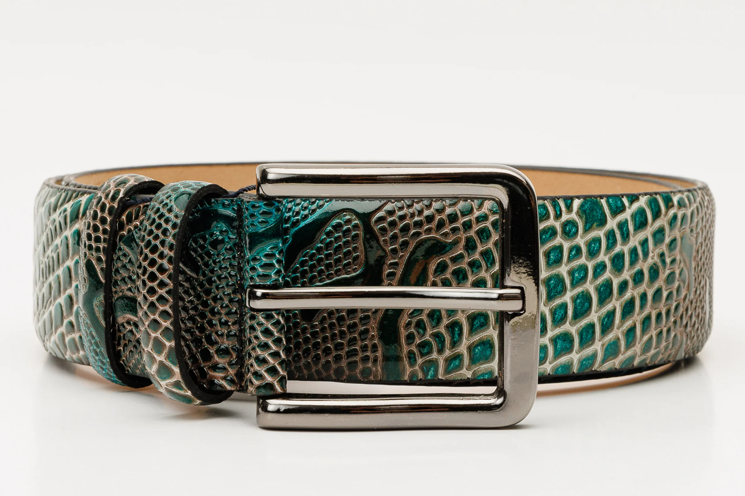 The Milano Green Leather Belt Limited Edition - Image 7