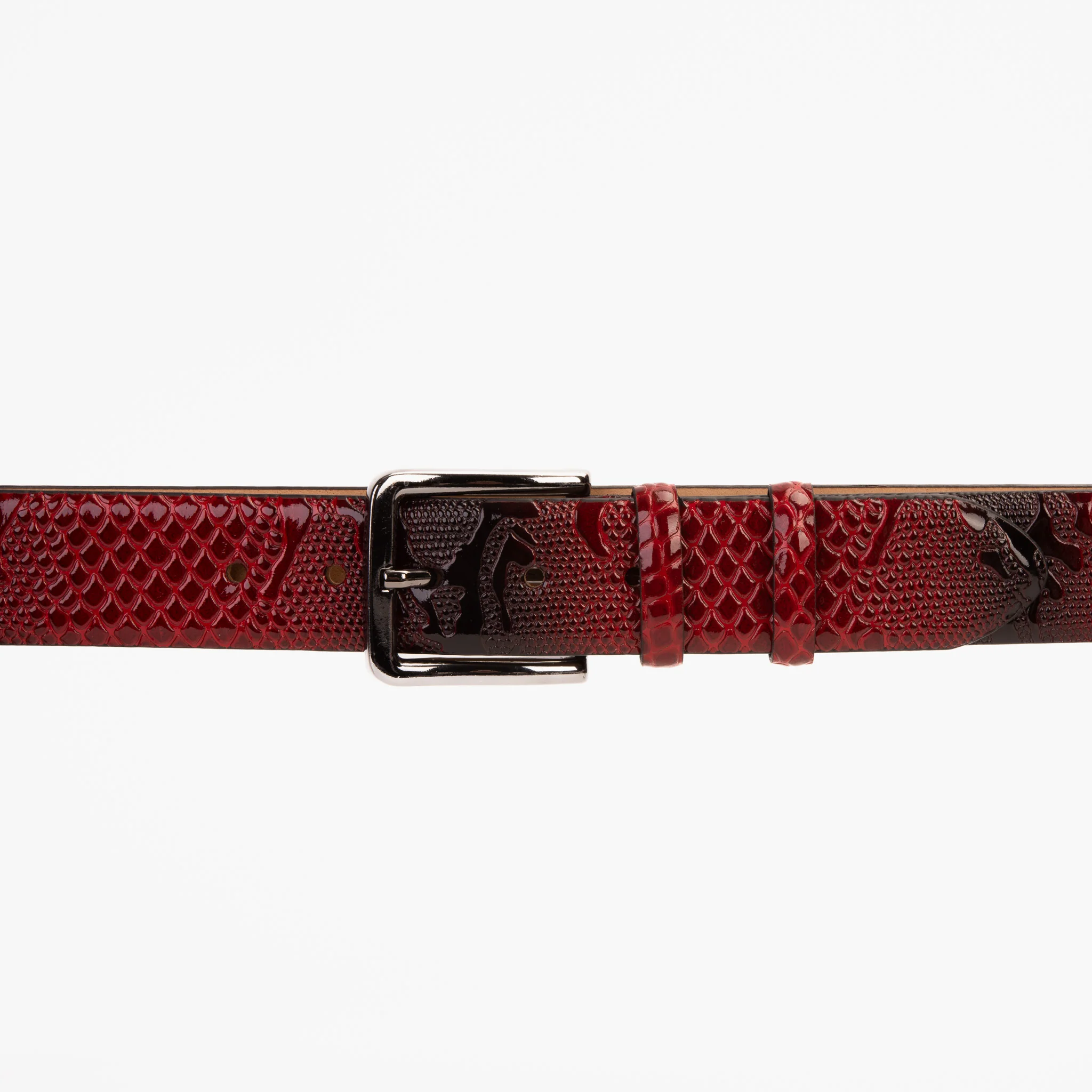 The Milano Red Leather Belt Limited Edition - Image 2