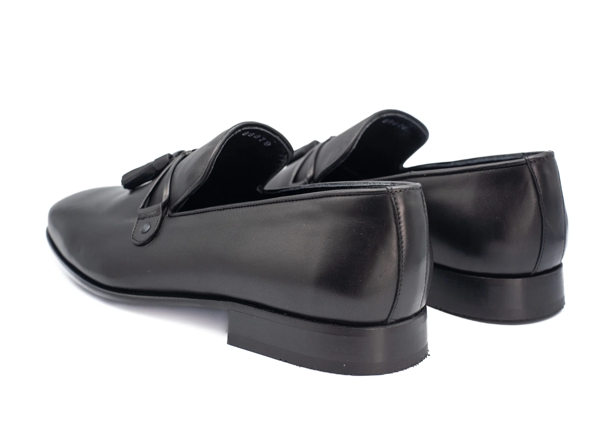 The Modica Black Leather Tassel Loafer Final Sale! - Image 4