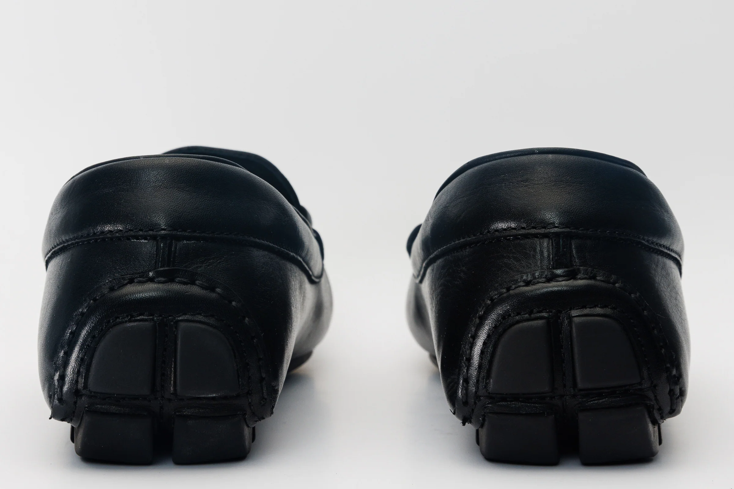 Pavia Black Leather Bit Drive Loafer Men Shoe - Image 5