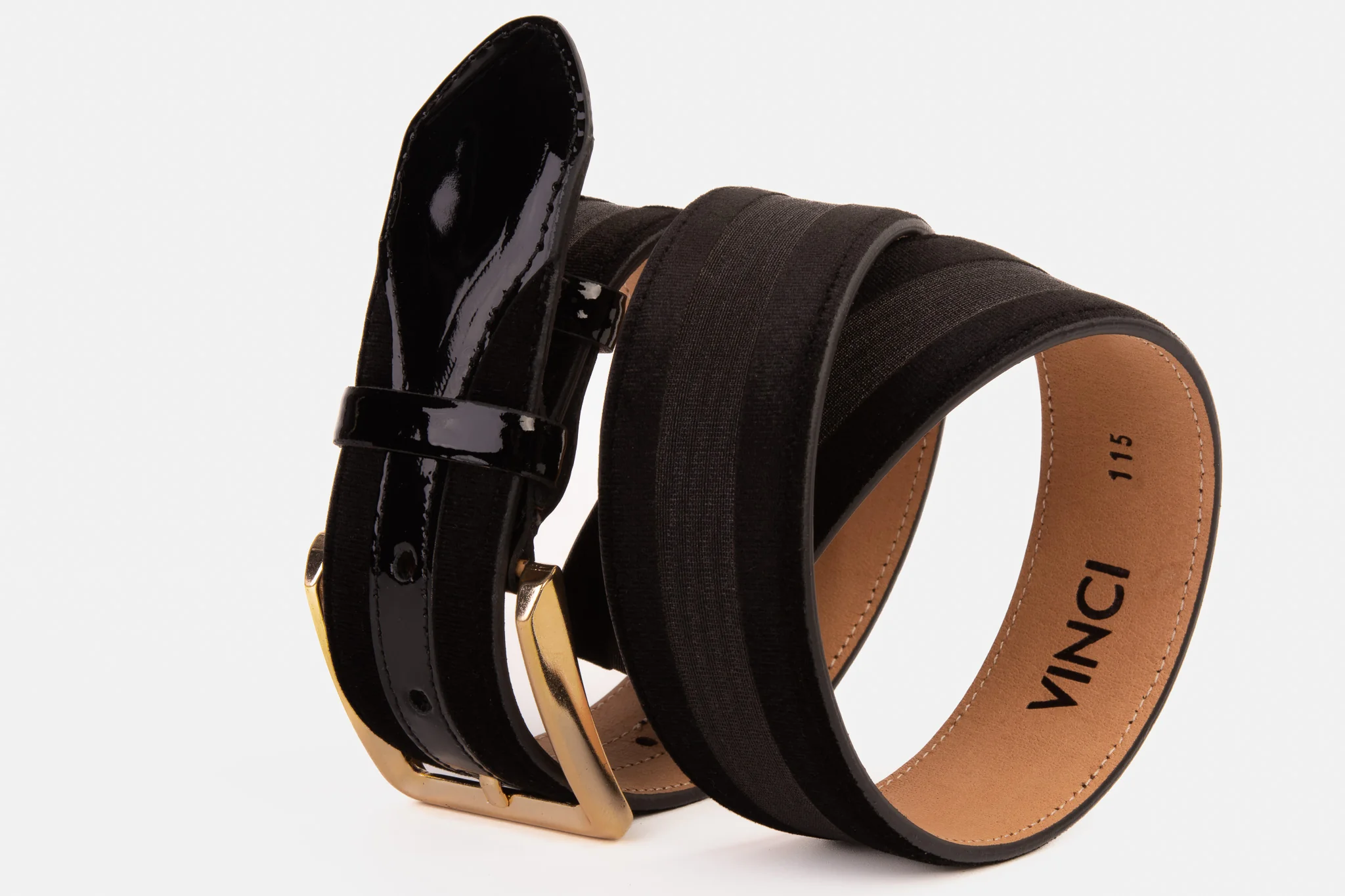 The Pontalto Black Leather Belt - Image 3