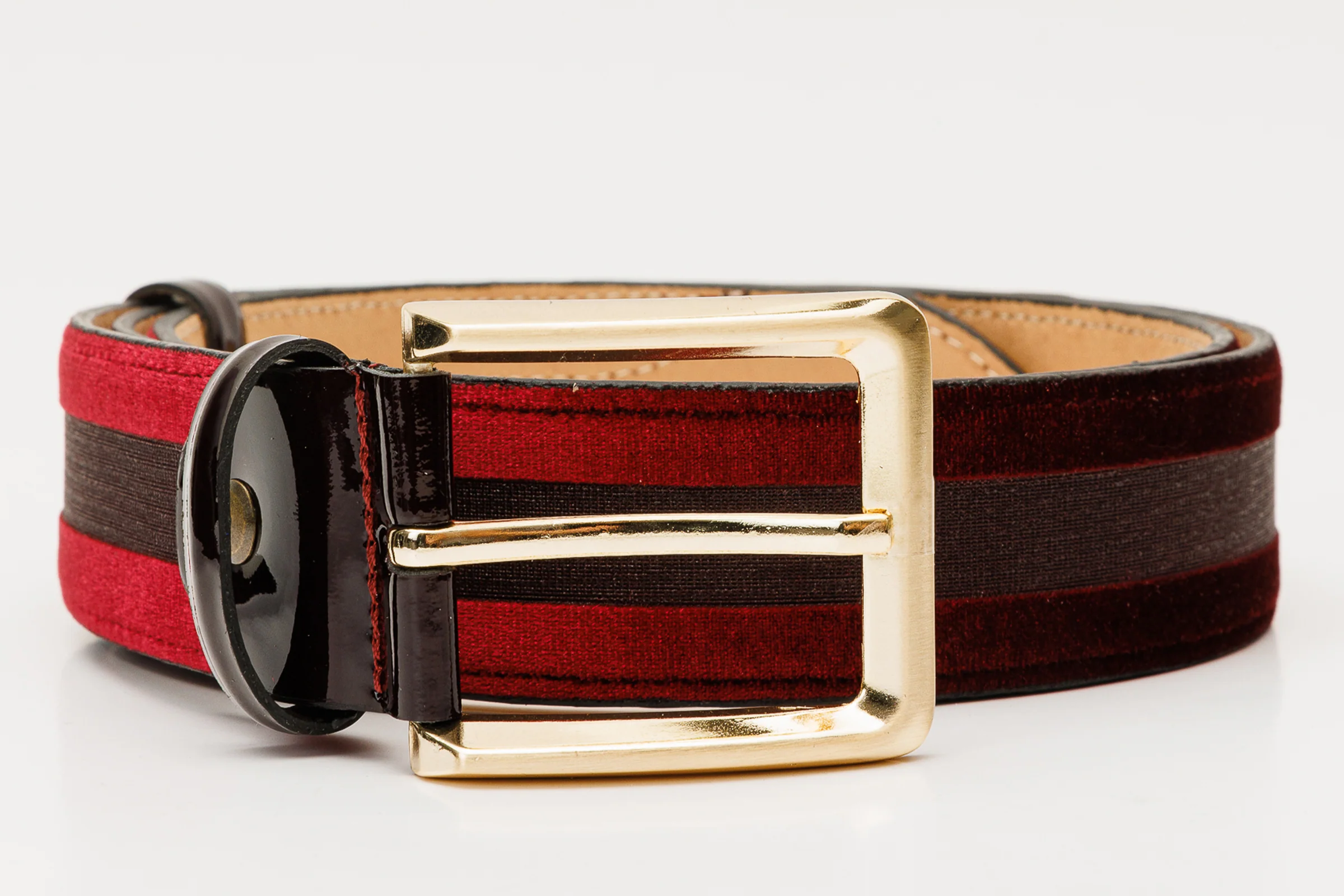 The Pontalto Burgundy Leather Belt - Image 3