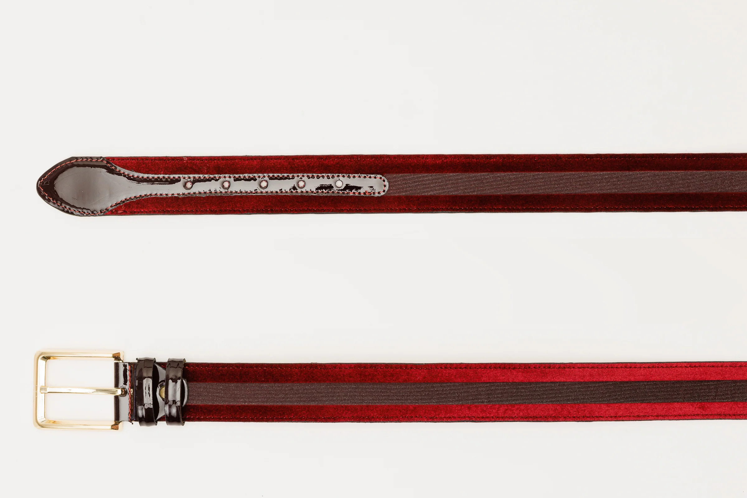 The Pontalto Burgundy Leather Belt - Image 5