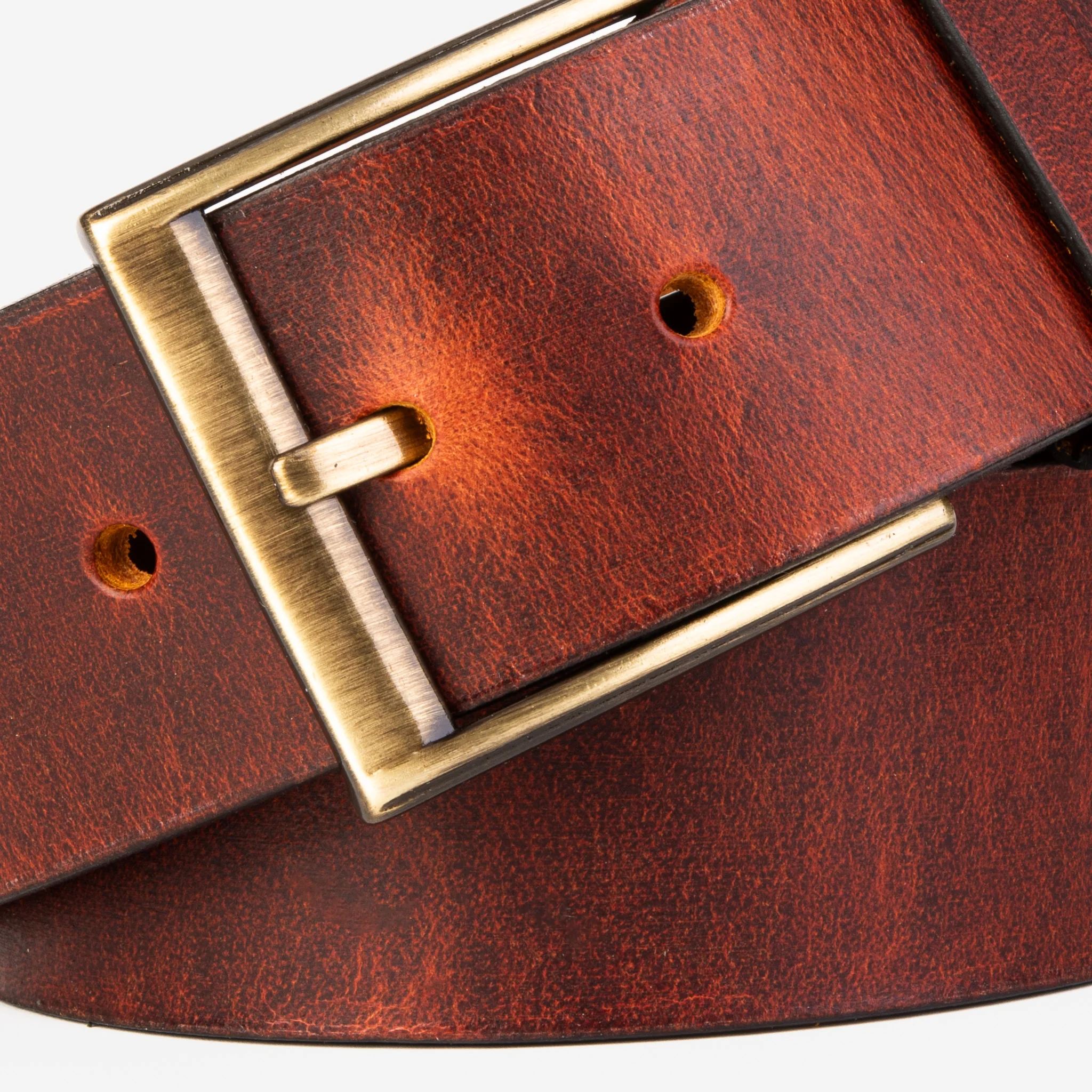 The Prime Burnt Sienna Leather Belt - Image 2