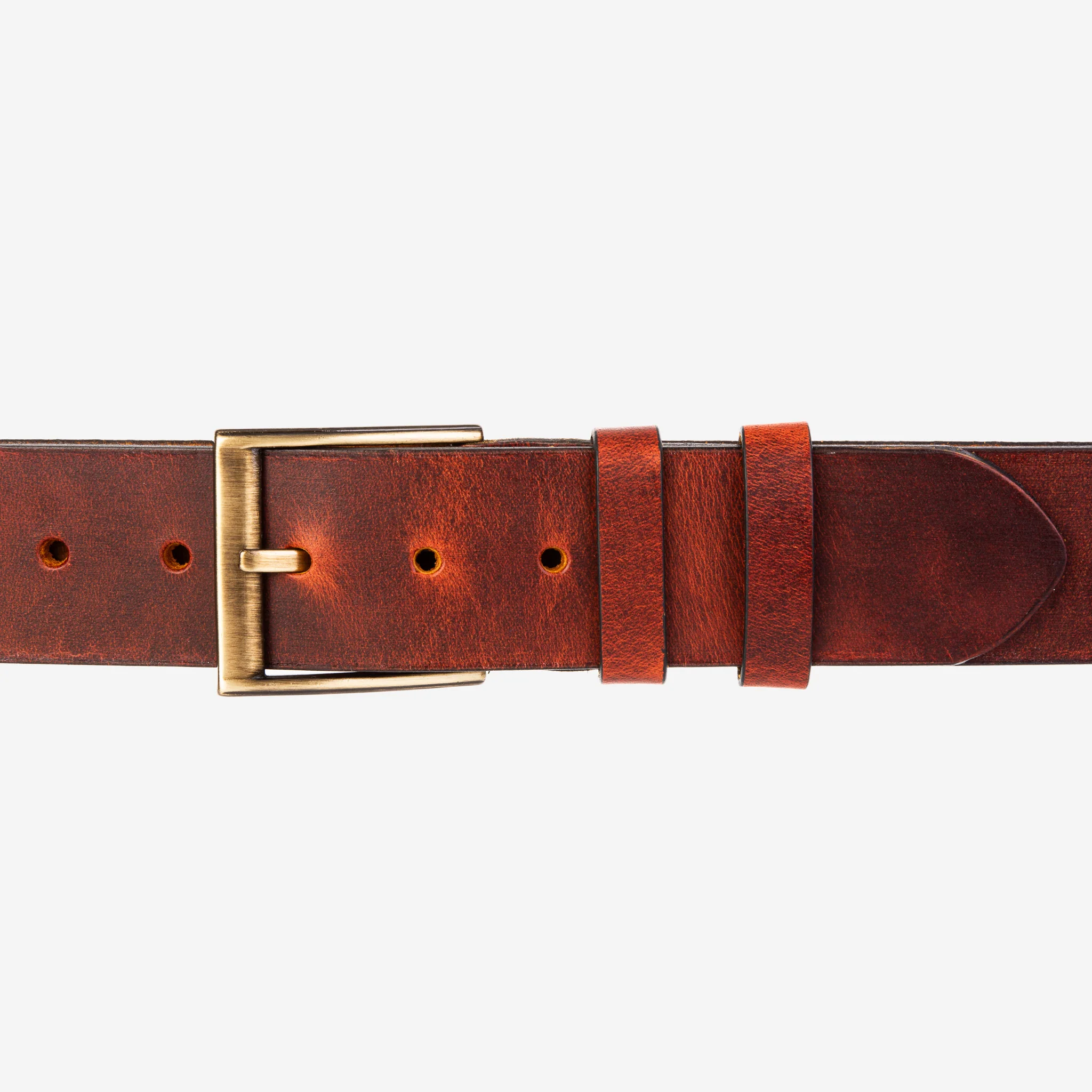 The Prime Burnt Sienna Leather Belt - Image 3