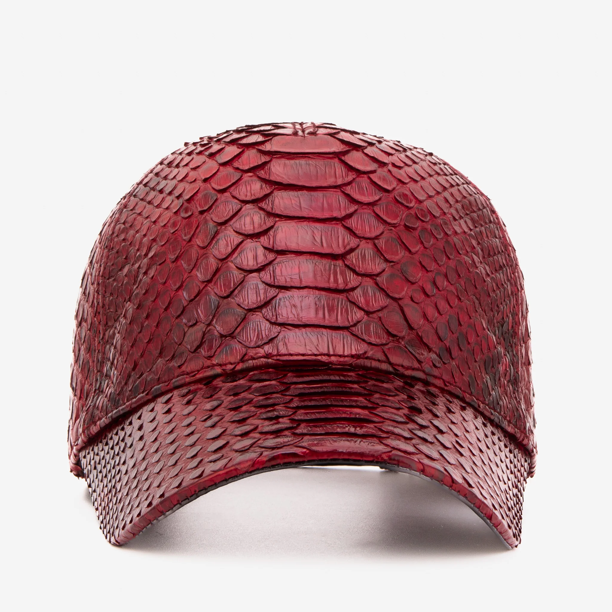 Boss Burgundy Leather Cap - Image 9