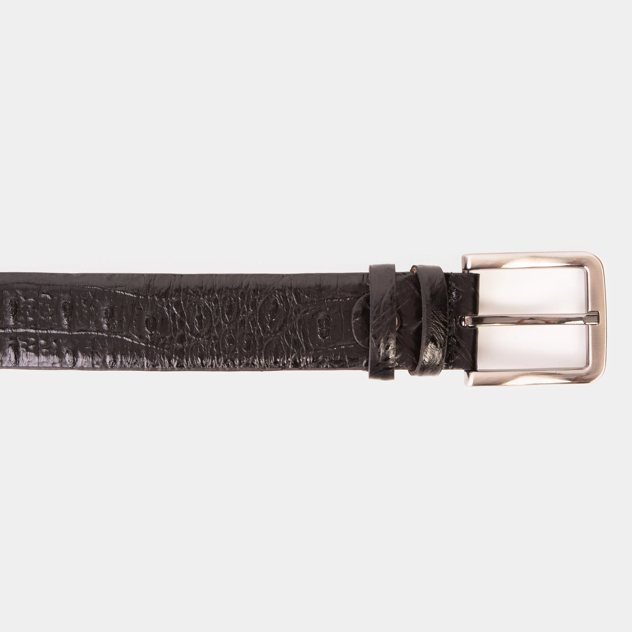 Randor Black Leather Belt - Image 4