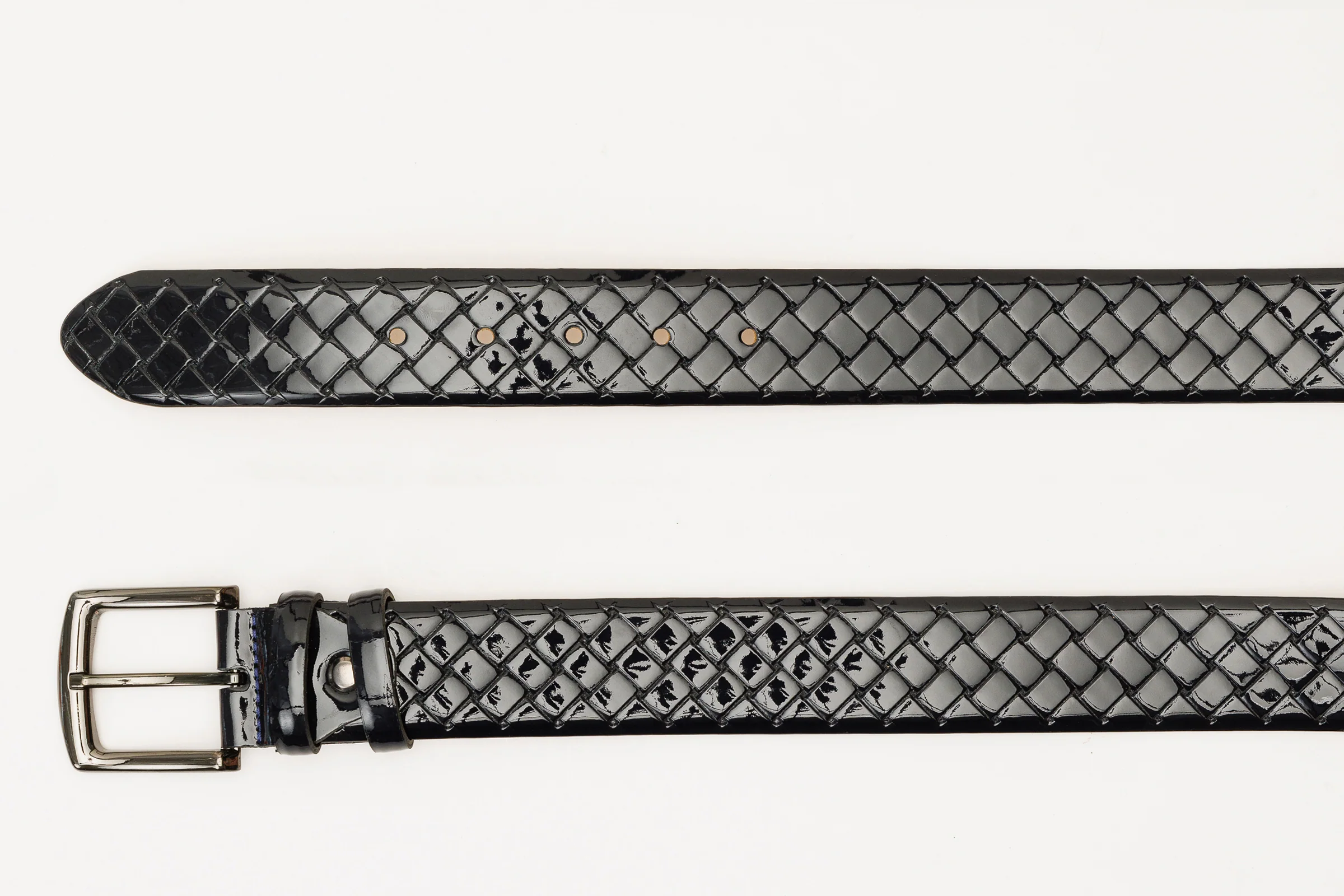The Rico Navy Color Calfskin Belt - Image 2